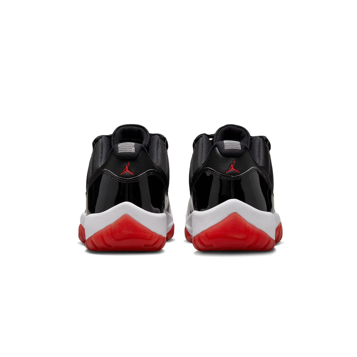 Air Jordan 11 Retro Low 'Bred' Ankle Hugging Design Smooth Lining