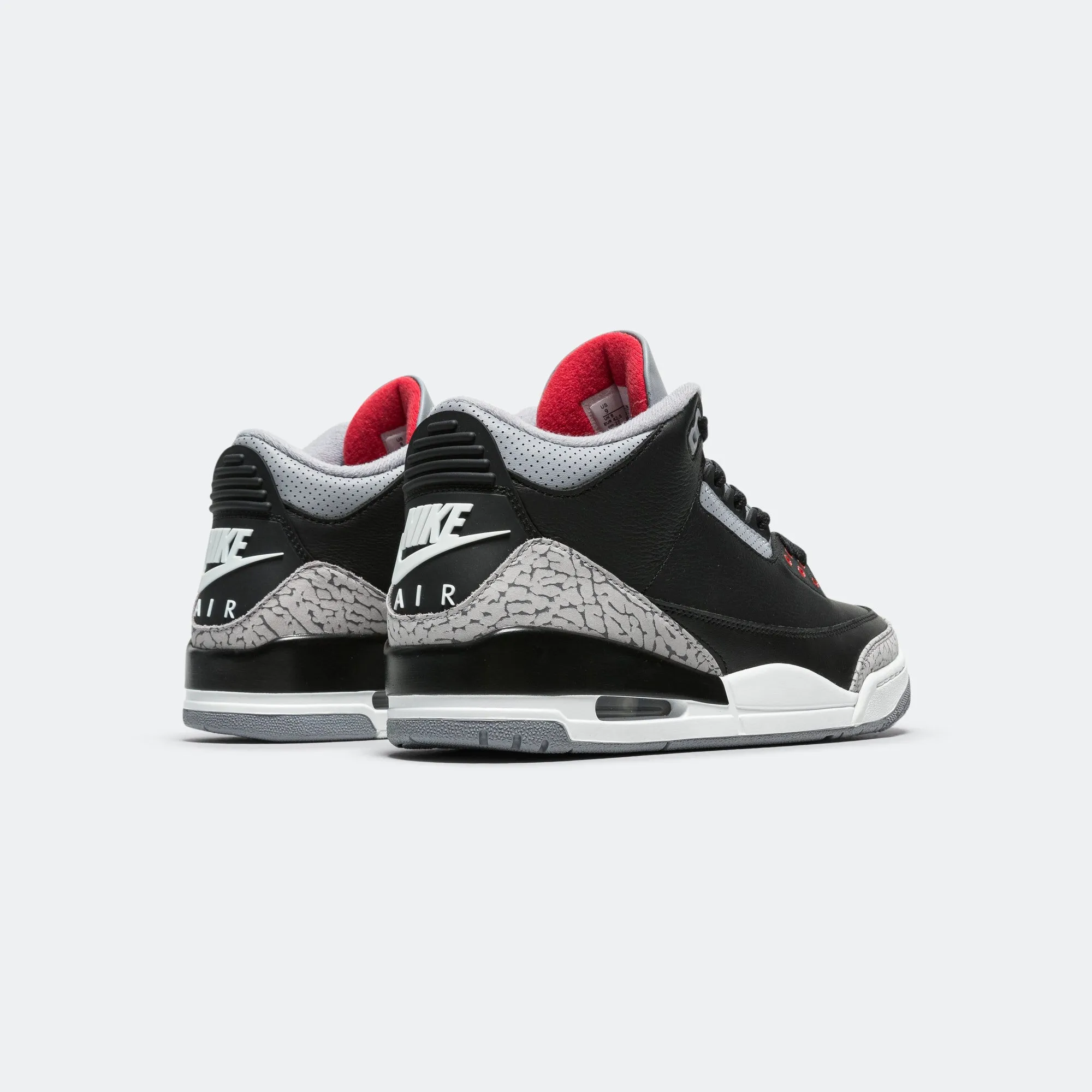 Air Jordan 3 Retro - Black/Fire Red-Cement Grey-Summit White Every Occasion