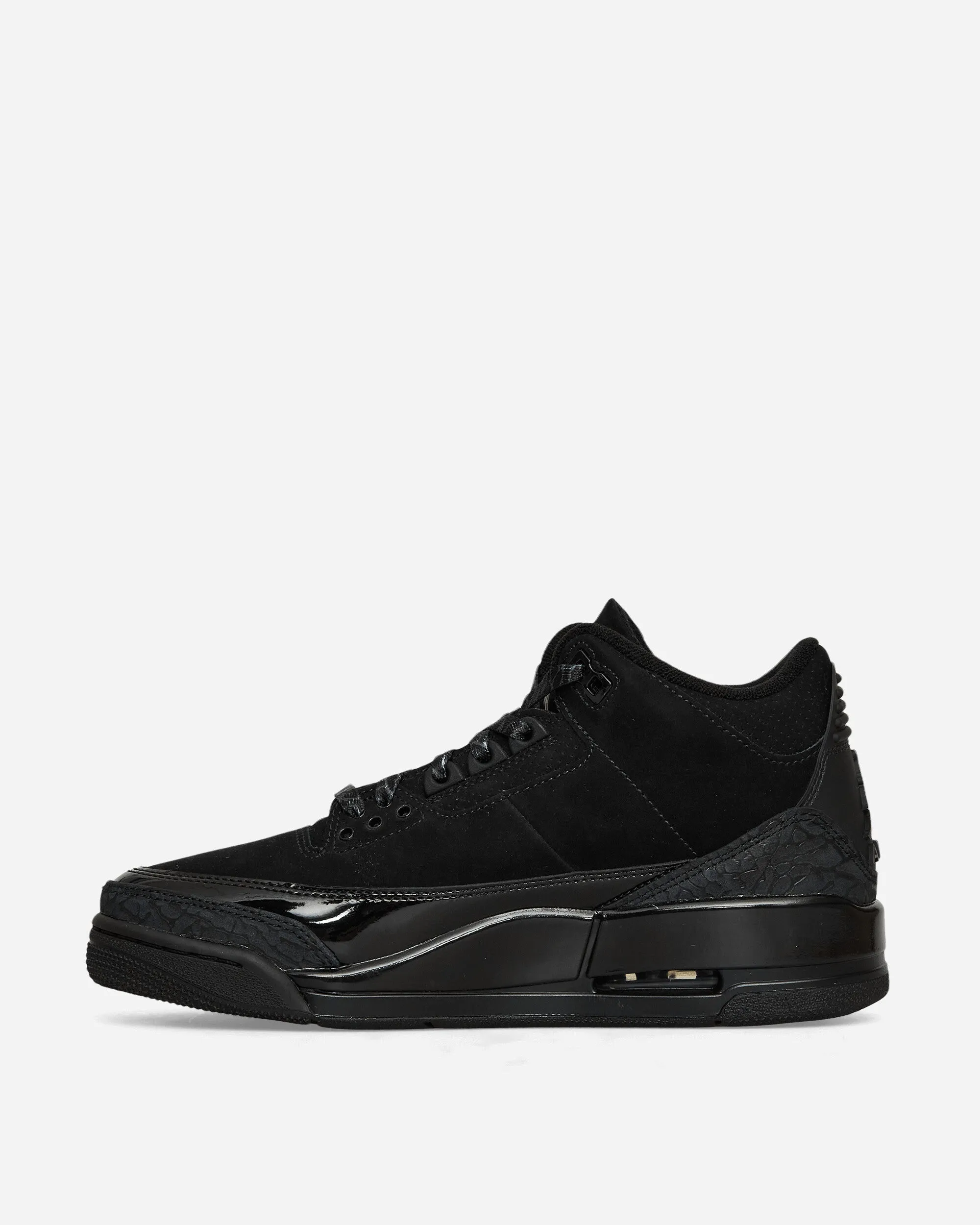 Heavy Use Air Jordan 3 Sneakers Black Cat