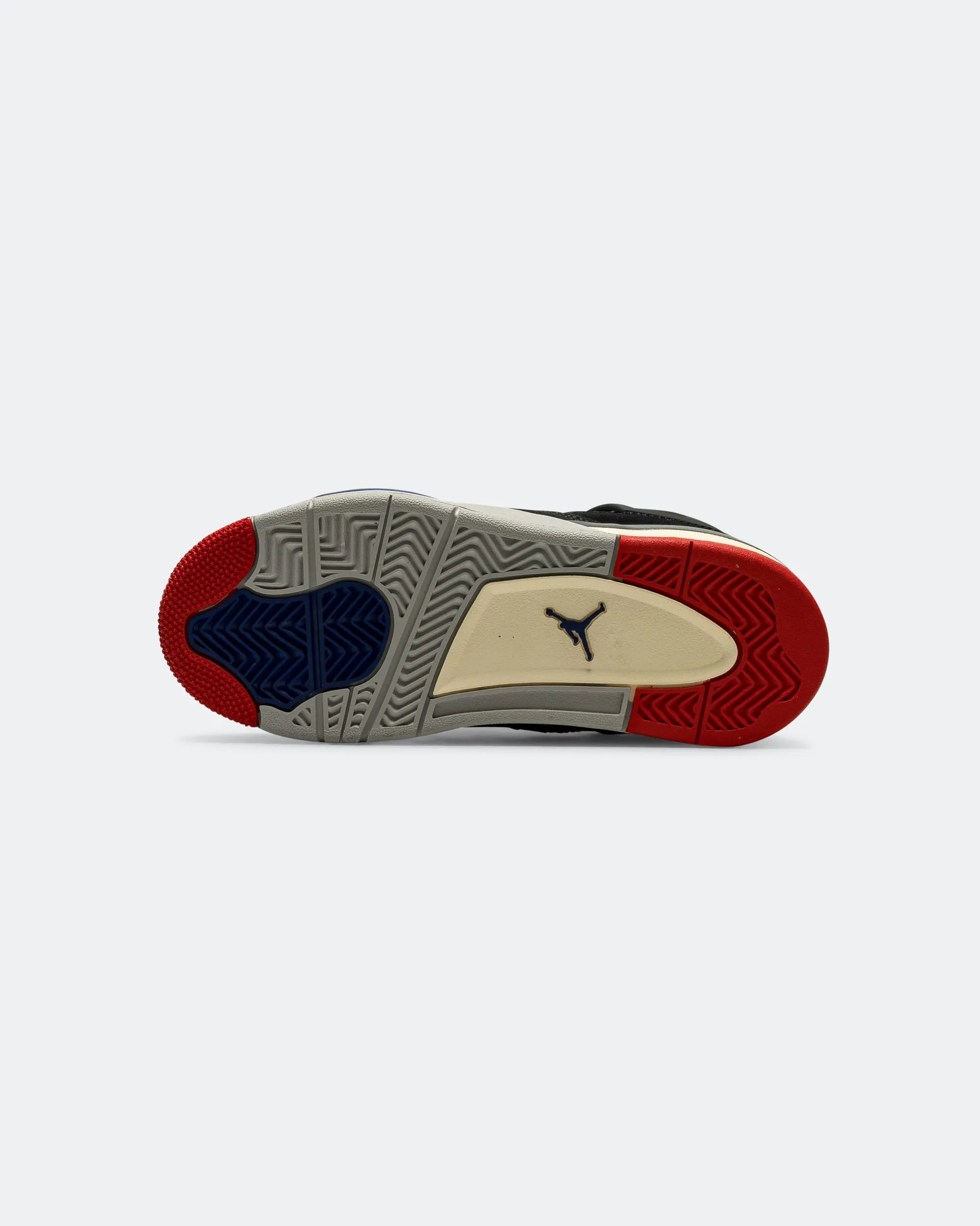Commuter Ready Air Jordan 4 Retro (PS) - Black/Fire Red-Deep Royal Bue