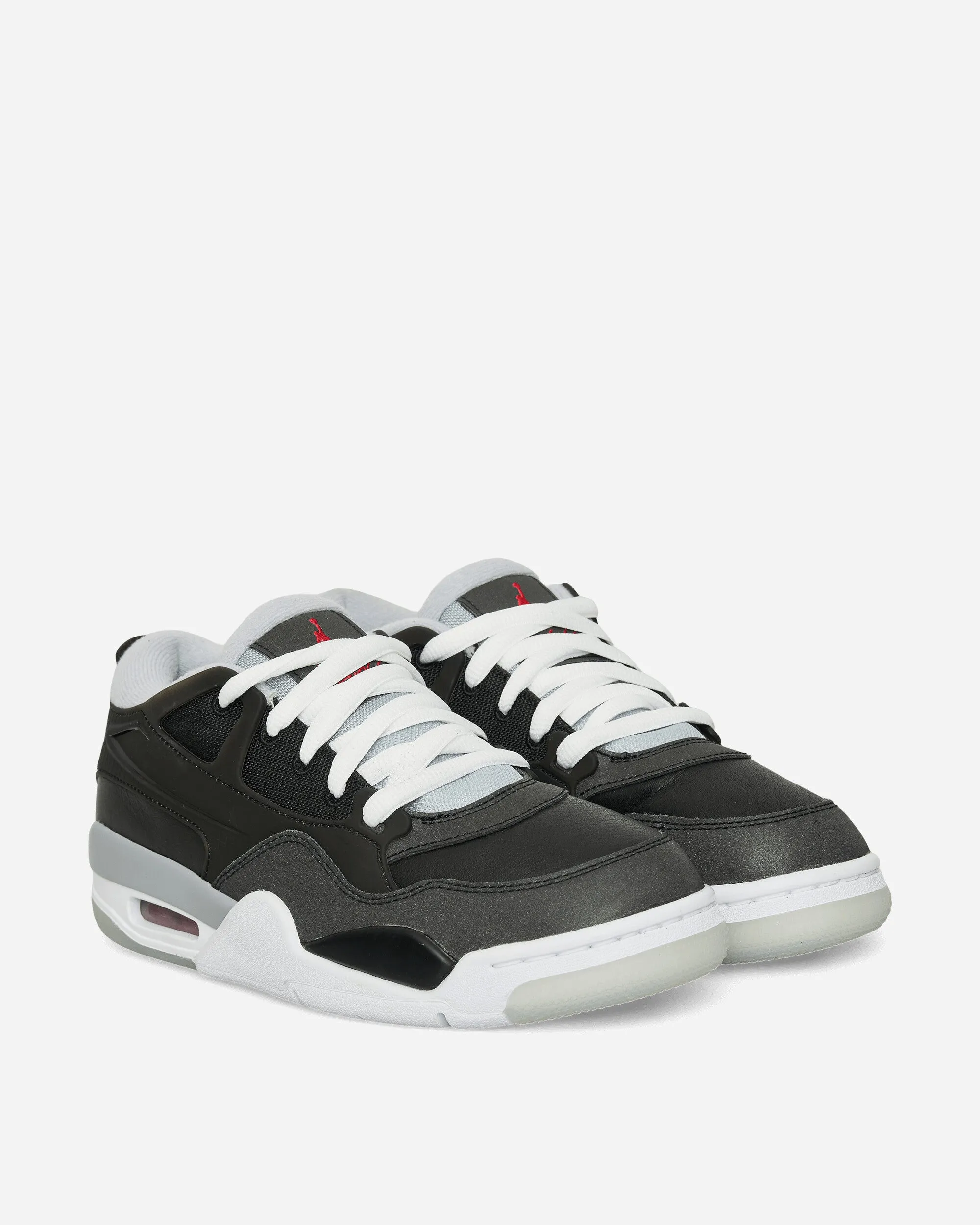 Comfortable Arch Support Harbor Path Air Jordan 4 RM Sneakers Black / Wolf Grey