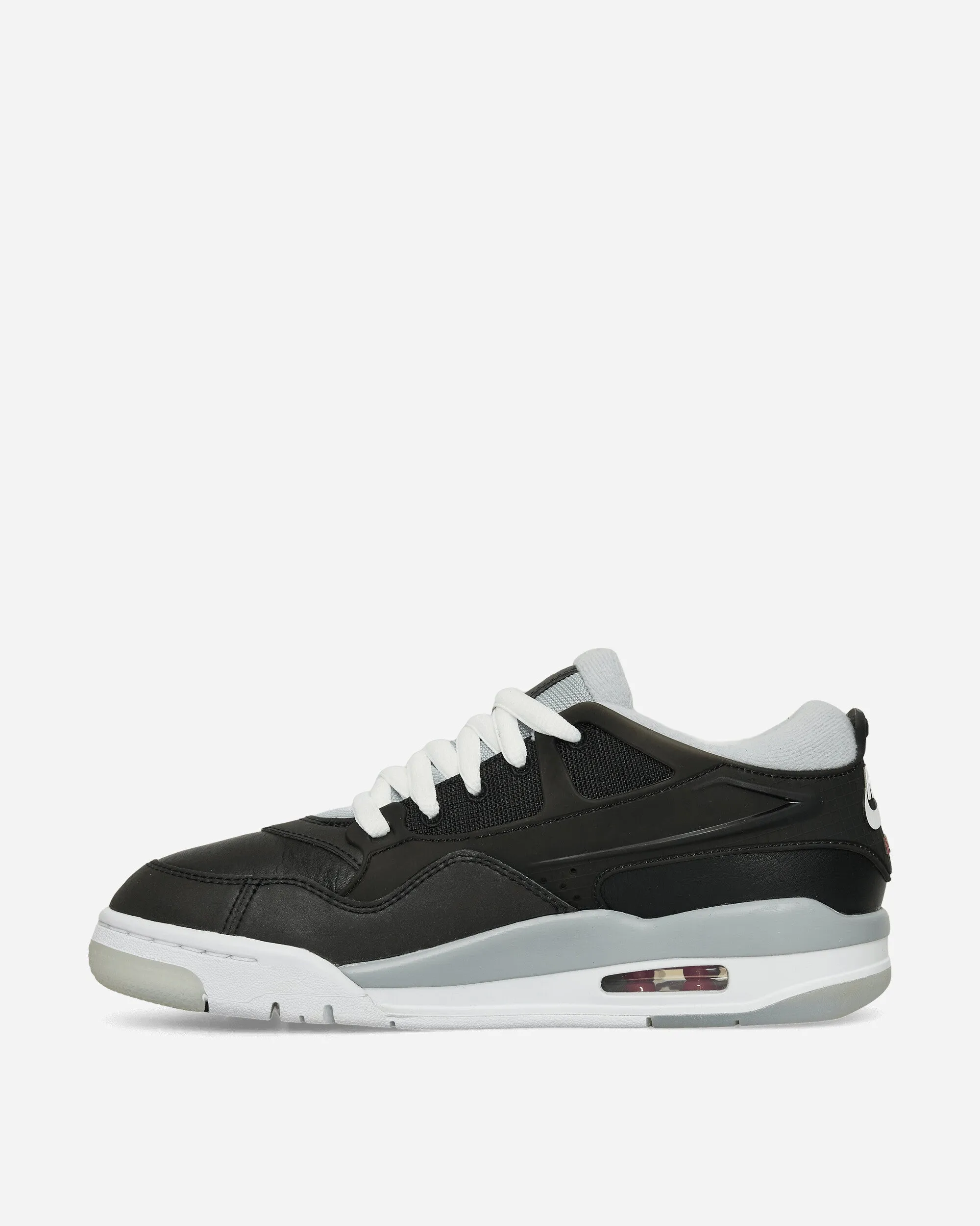 Reinforced Seams Air Jordan 4 RM Sneakers Black / Wolf Grey