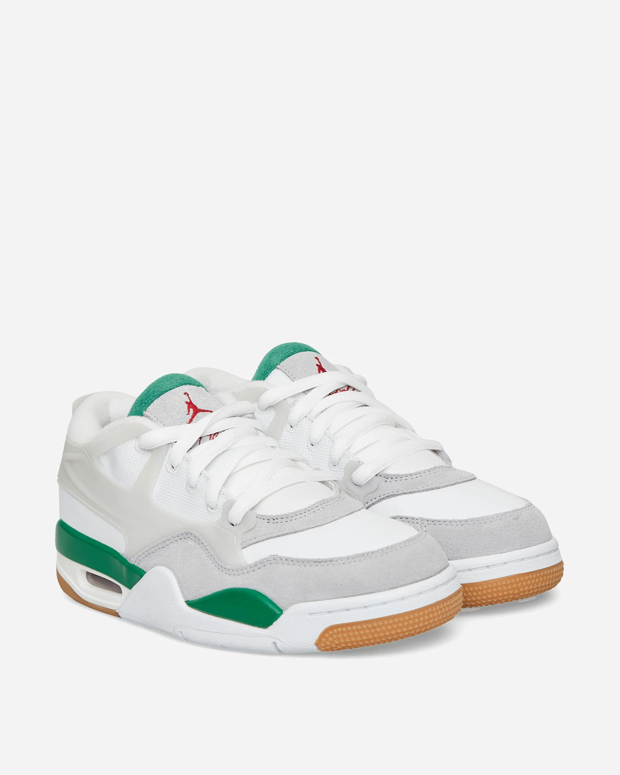 Air Jordan 4 RM Sneakers White / Pine Green Moisture wicking