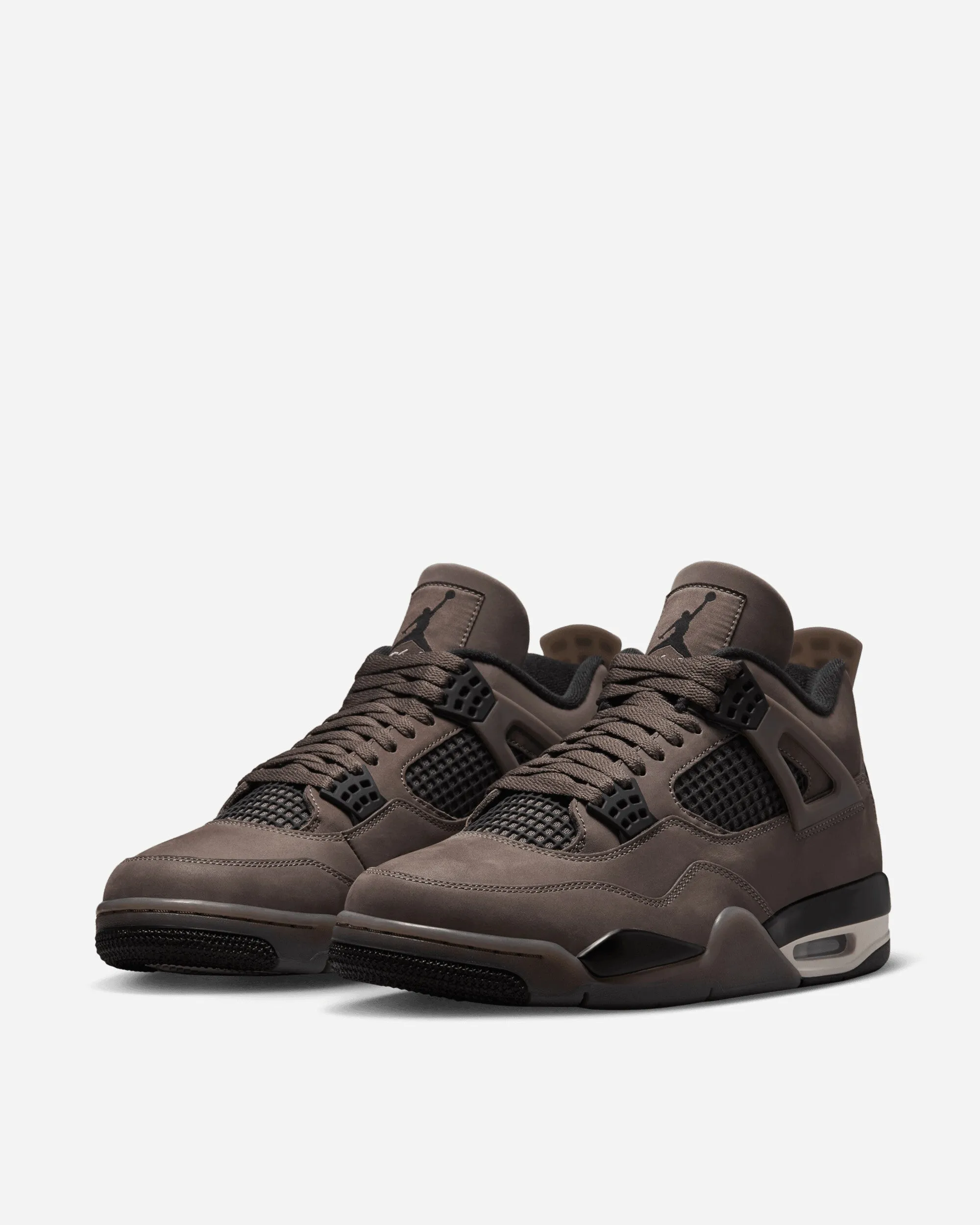 Air Jordan 4 Sneakers Cave Stone Evening Step Mesh Fabric