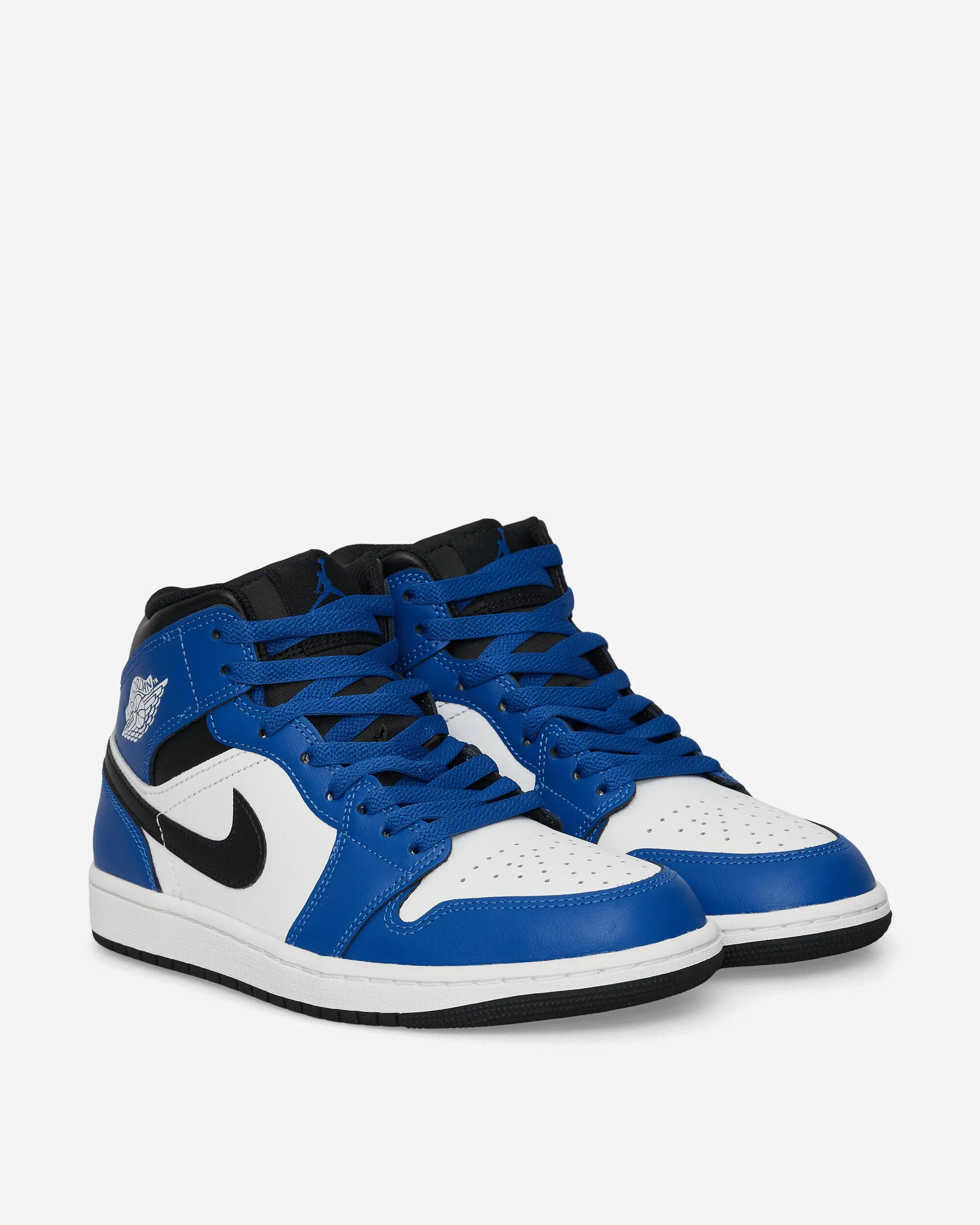 Air Jordan 1 Mid Sneakers Game Royal / White / Black Cruise Walk