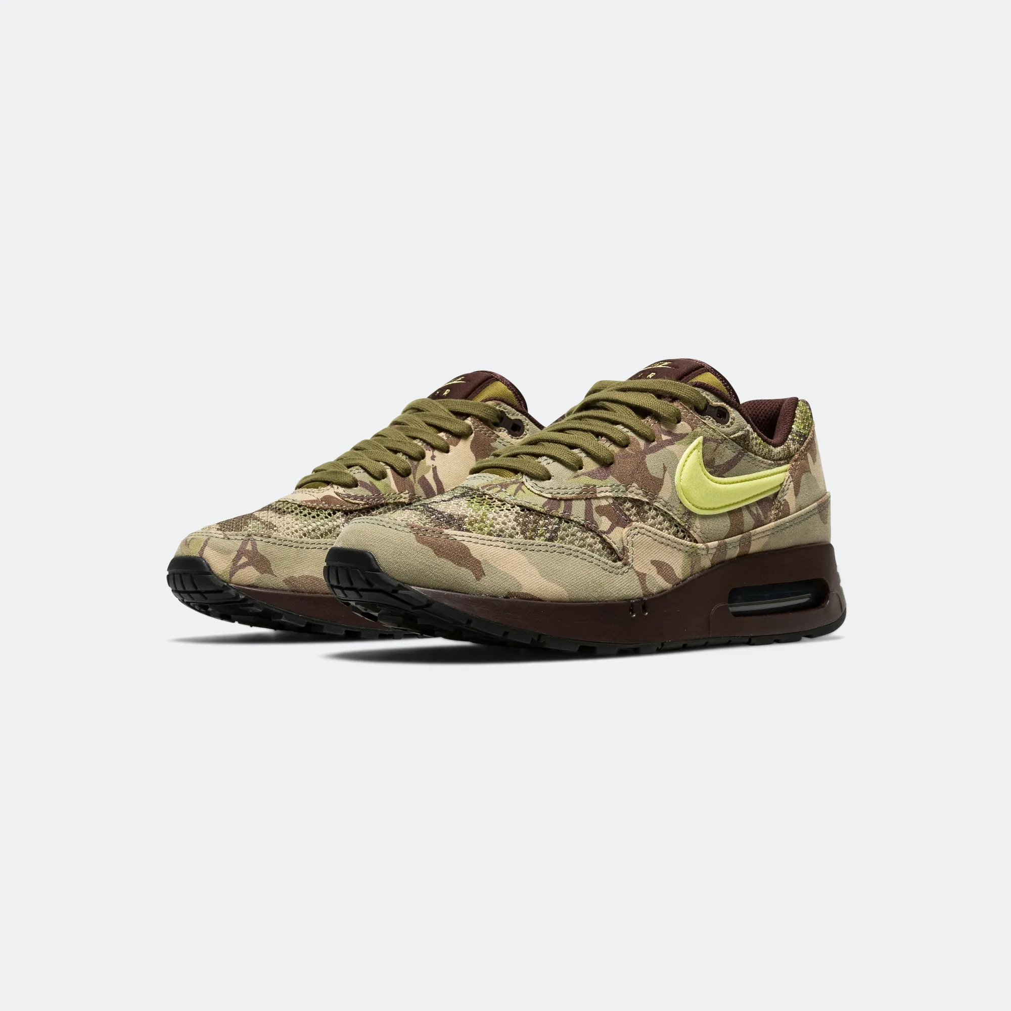 Air Max 1 '86 - Earth/Lt Lemon Twist-Oil Green Vegan Material Options Impact Resistance