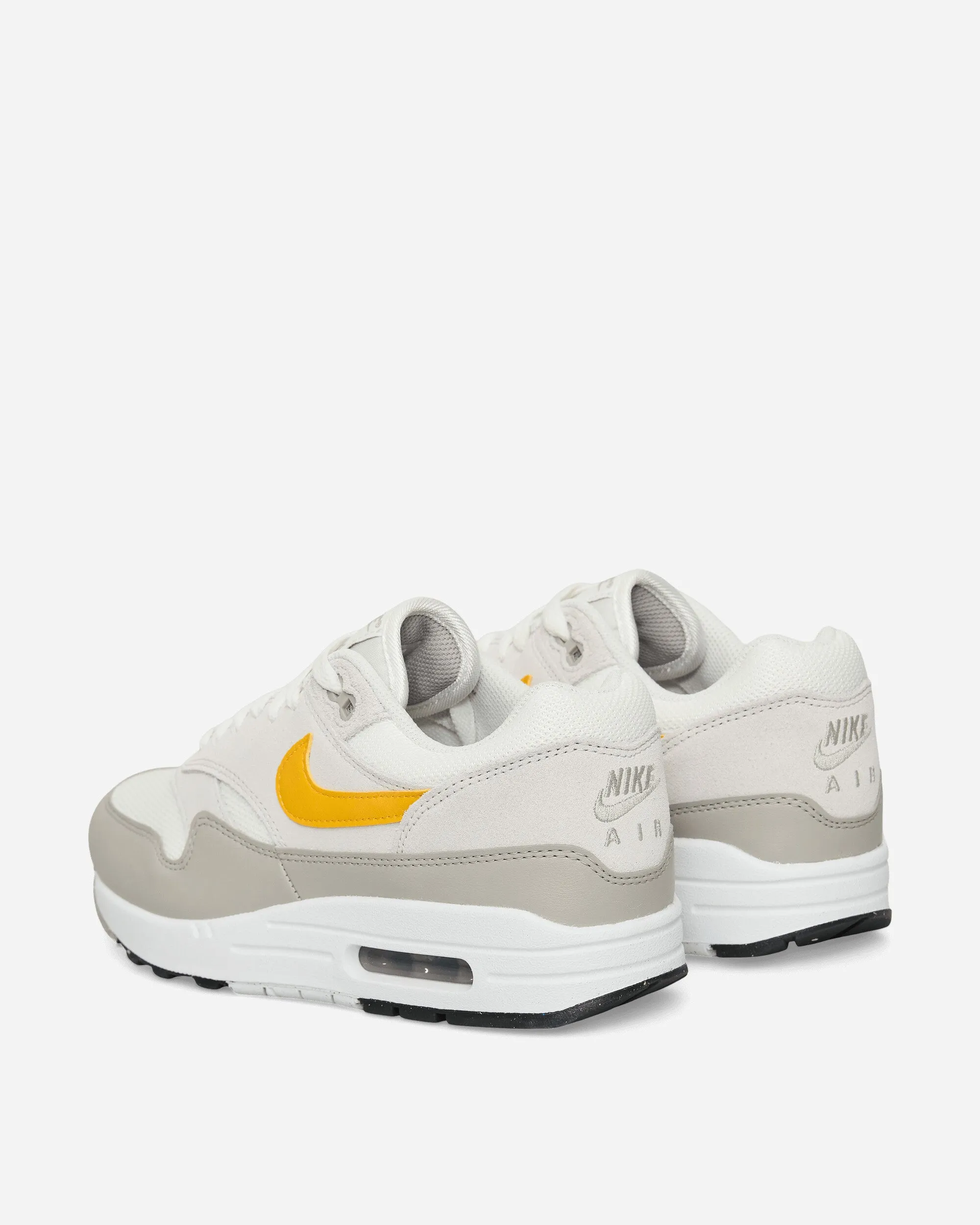 Air Max 1 Essential Sneakers Summit White / Vast Grey / University Gold Clear Run Wrinkle Resistant