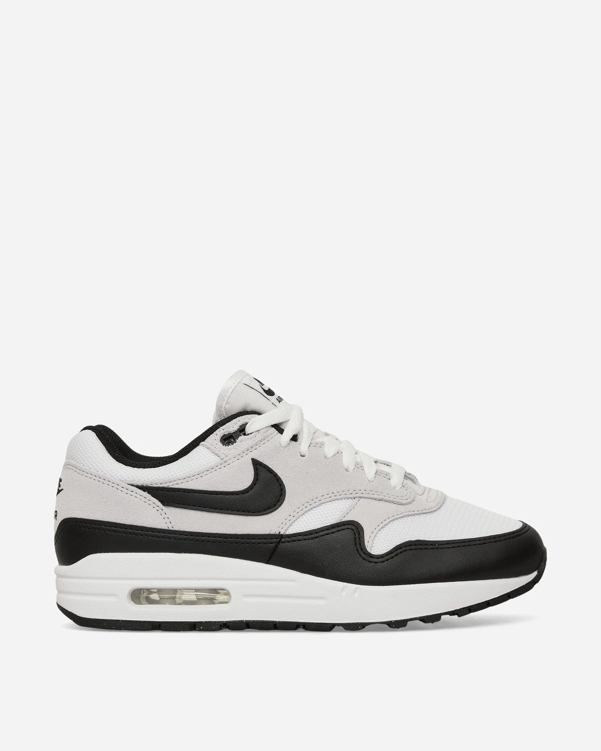 Air Max 1 Essential Sneakers White / Black / Pure Platinum Outdoor Walk Urban Sleek
