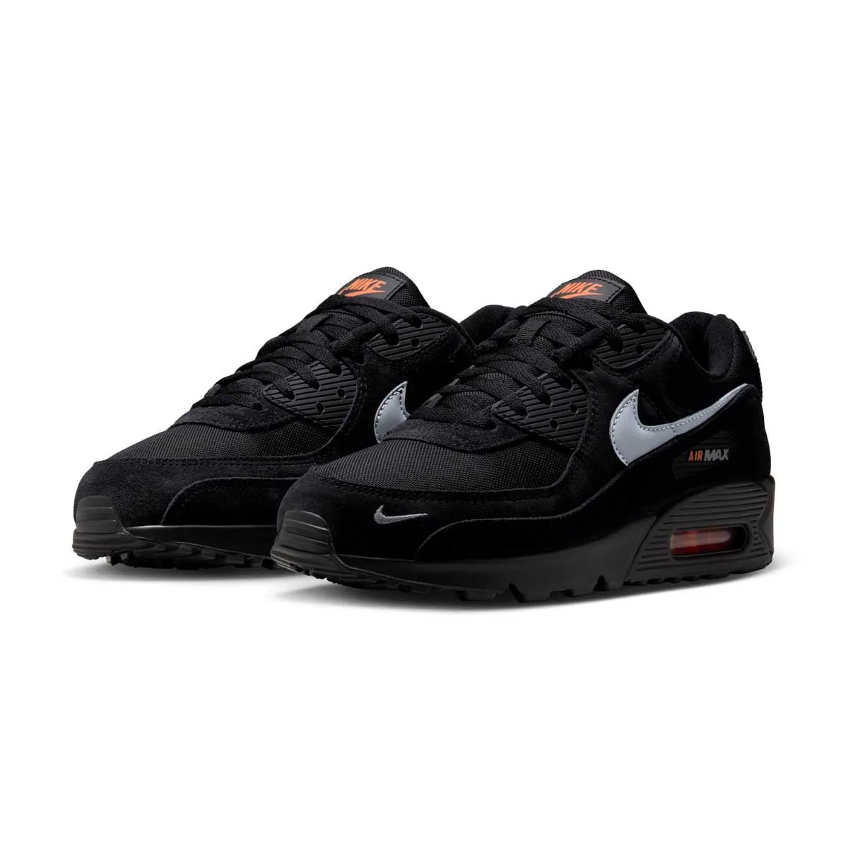Air Max 90 'Black Total Orange' Upgraded design Leisure Fit