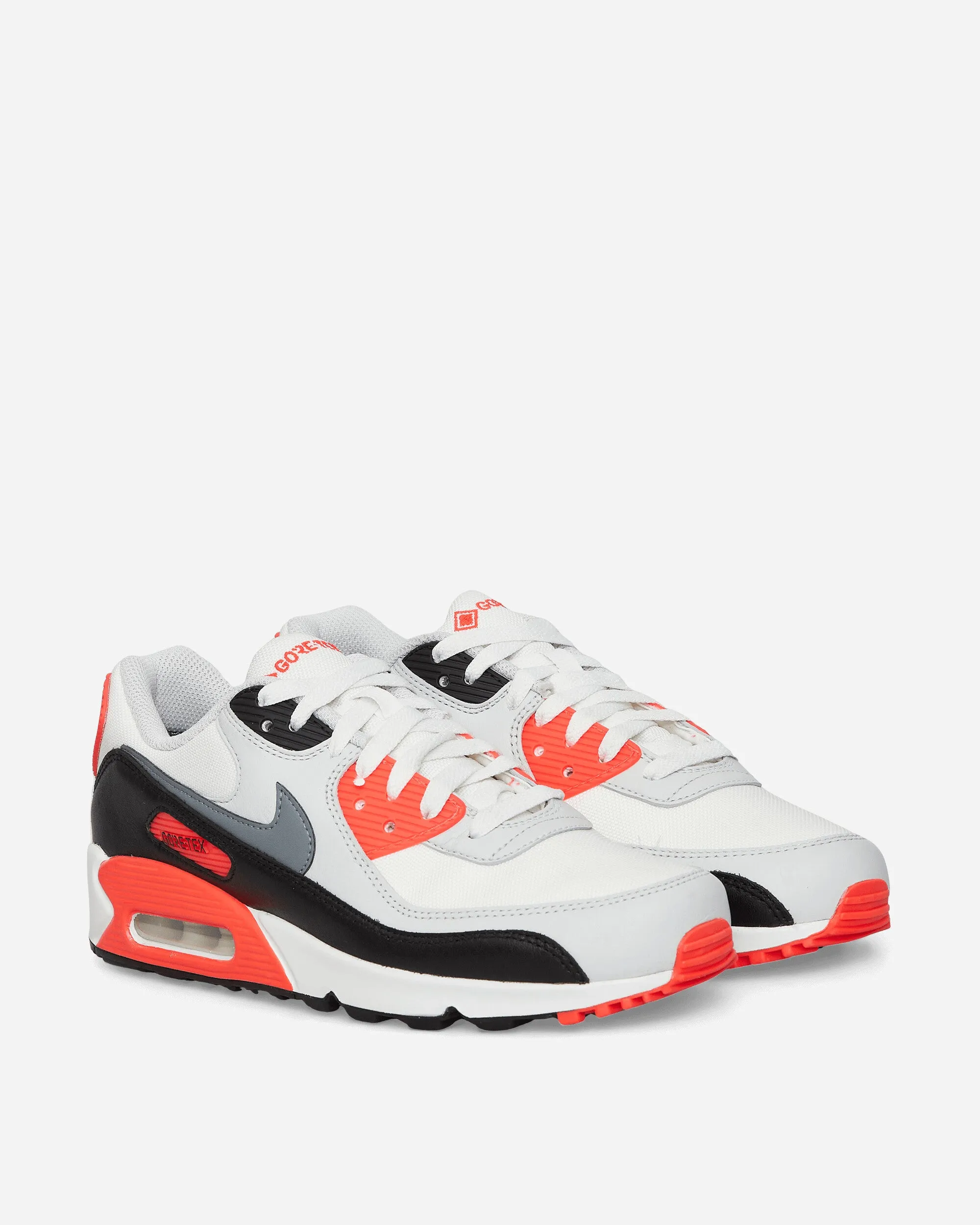 Work Day Breathable   mesh Air Max 90 GORE-TEX Sneakers Summit White / Bright Crimson / Black / Cool Grey