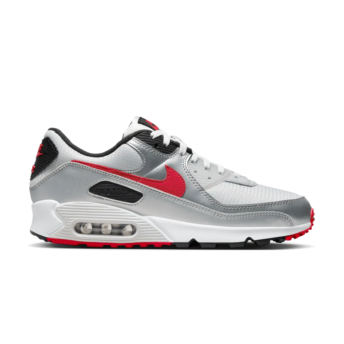 Dynamic Lacing Air Max 90 Icons 'Silver Bullet'