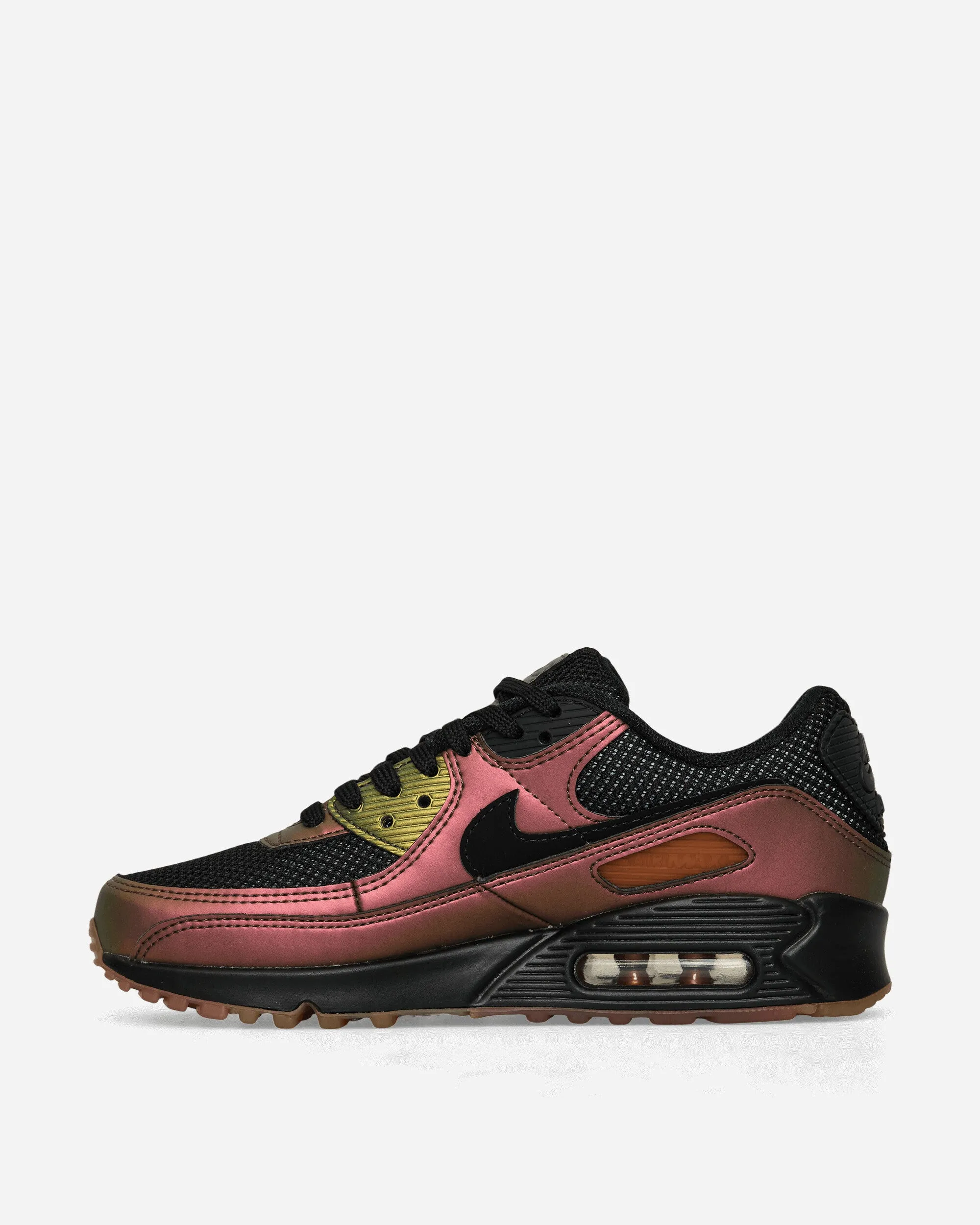 LaceUp Air Max 90 Sneakers Black / Dark Russet