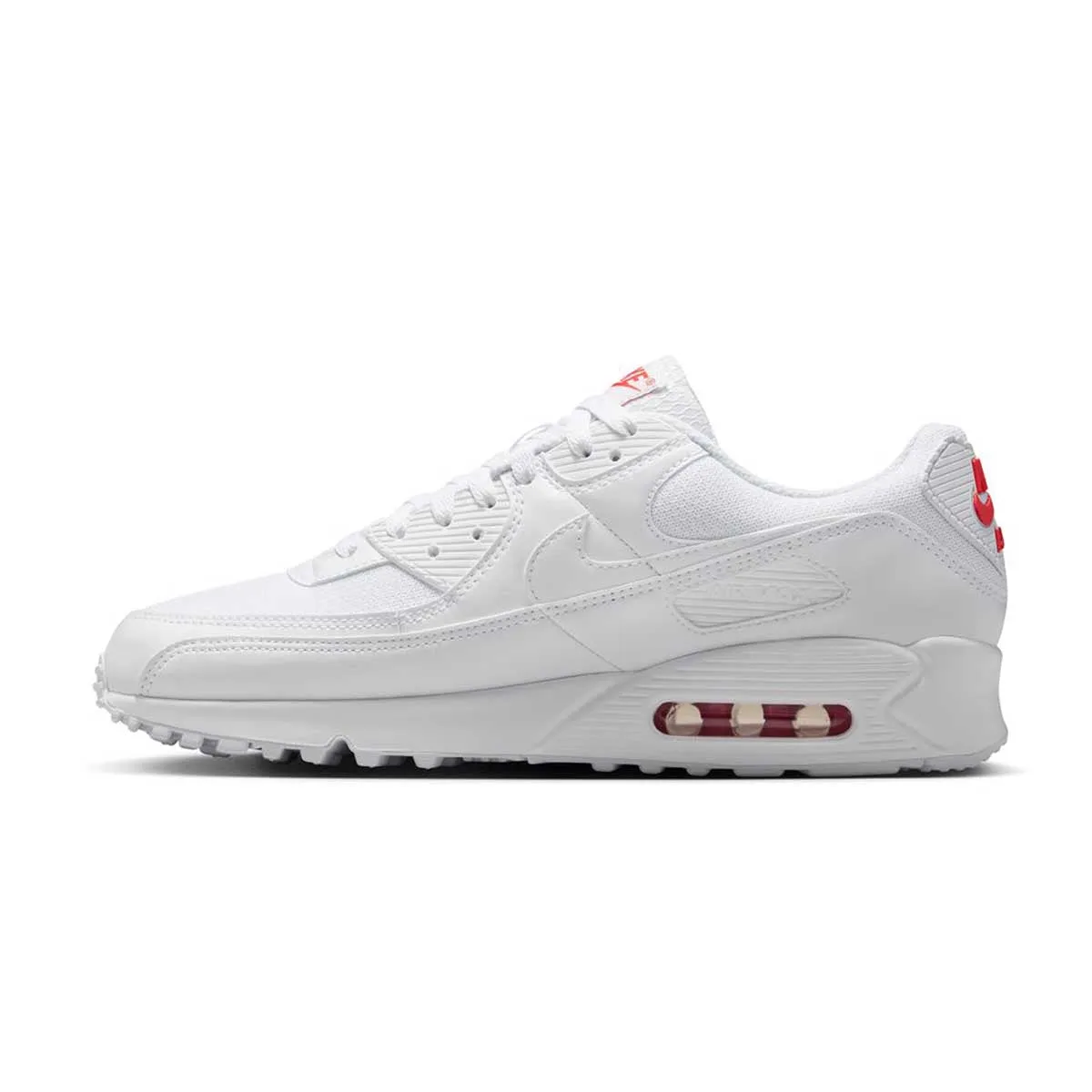 Trail Ready Light Padding Air Max 90 'White Light Crimson'