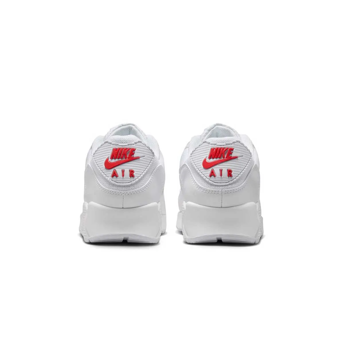 Air Max 90 'White Light Crimson' Basic Casual Vibrant Style