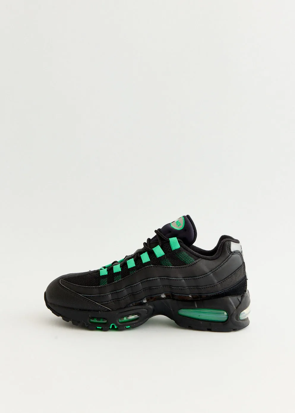 Air Max 95 OG 'Black Green Shock' Sneakers Sun Day Spring Walk