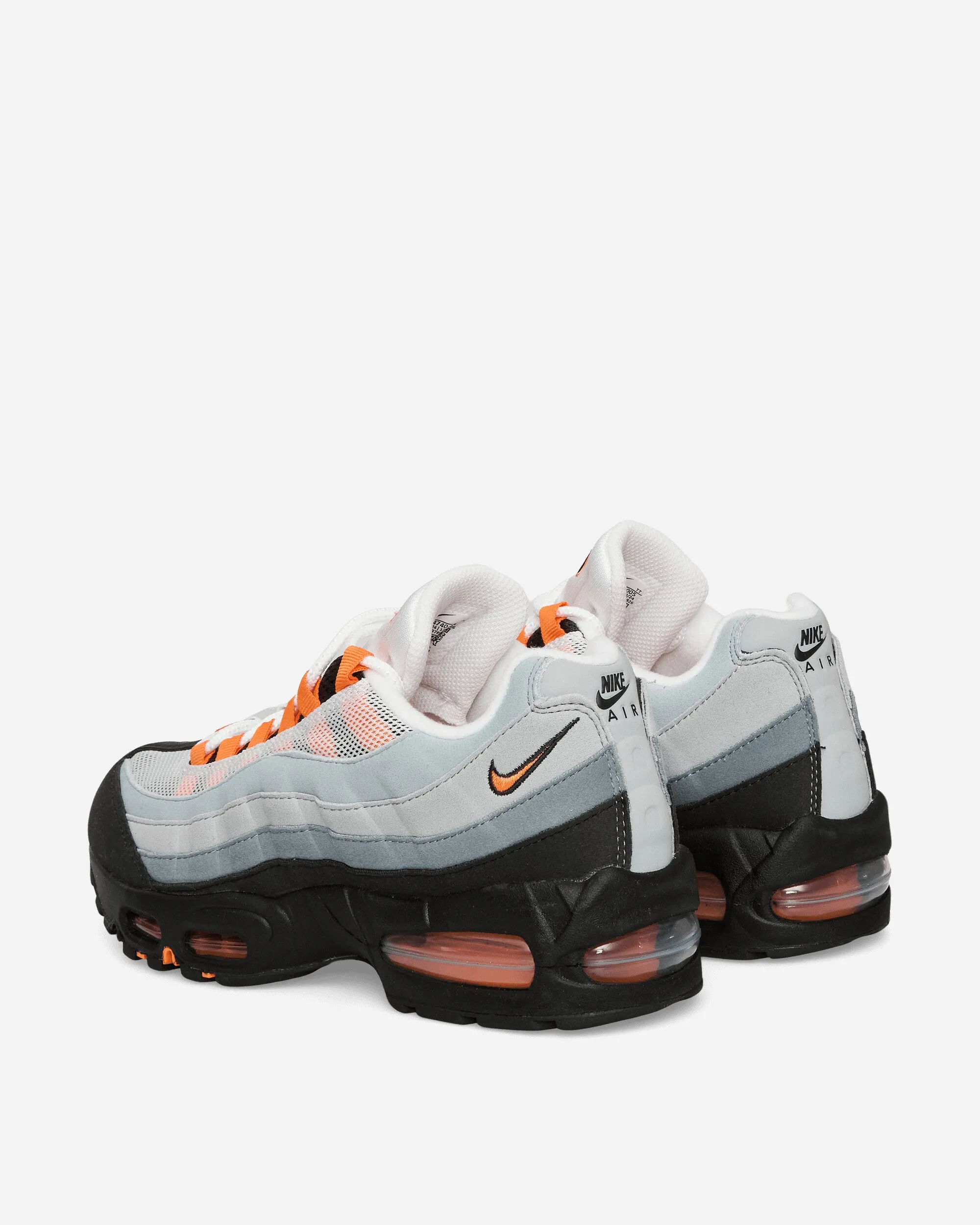 Everyday Pair Coffee Walk Air Max 95 OG Sneakers Black / Bright Mandarin