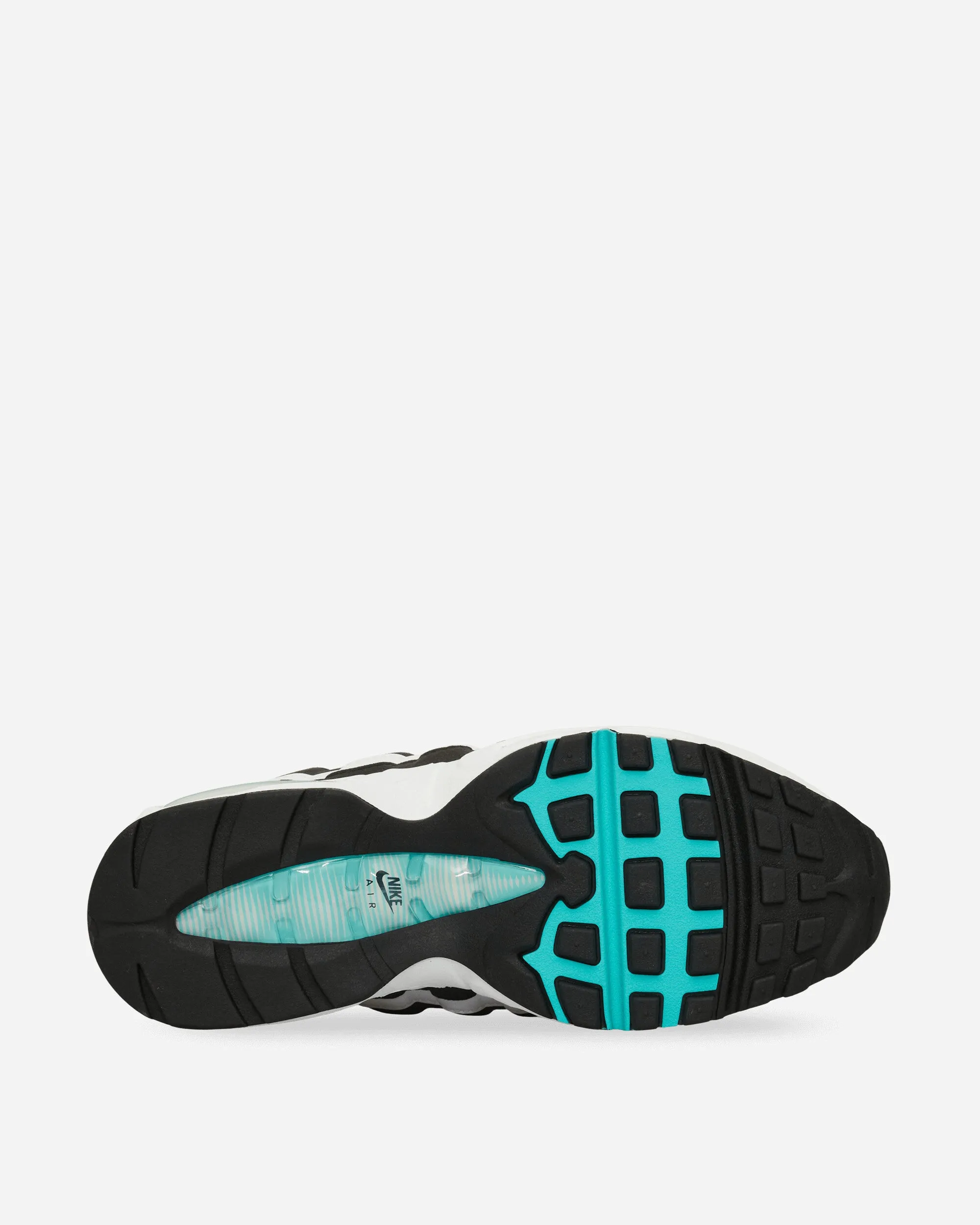 Air Max 95 OG Sneakers White / Hyper Jade / Black Shockproof Heel Road Trip