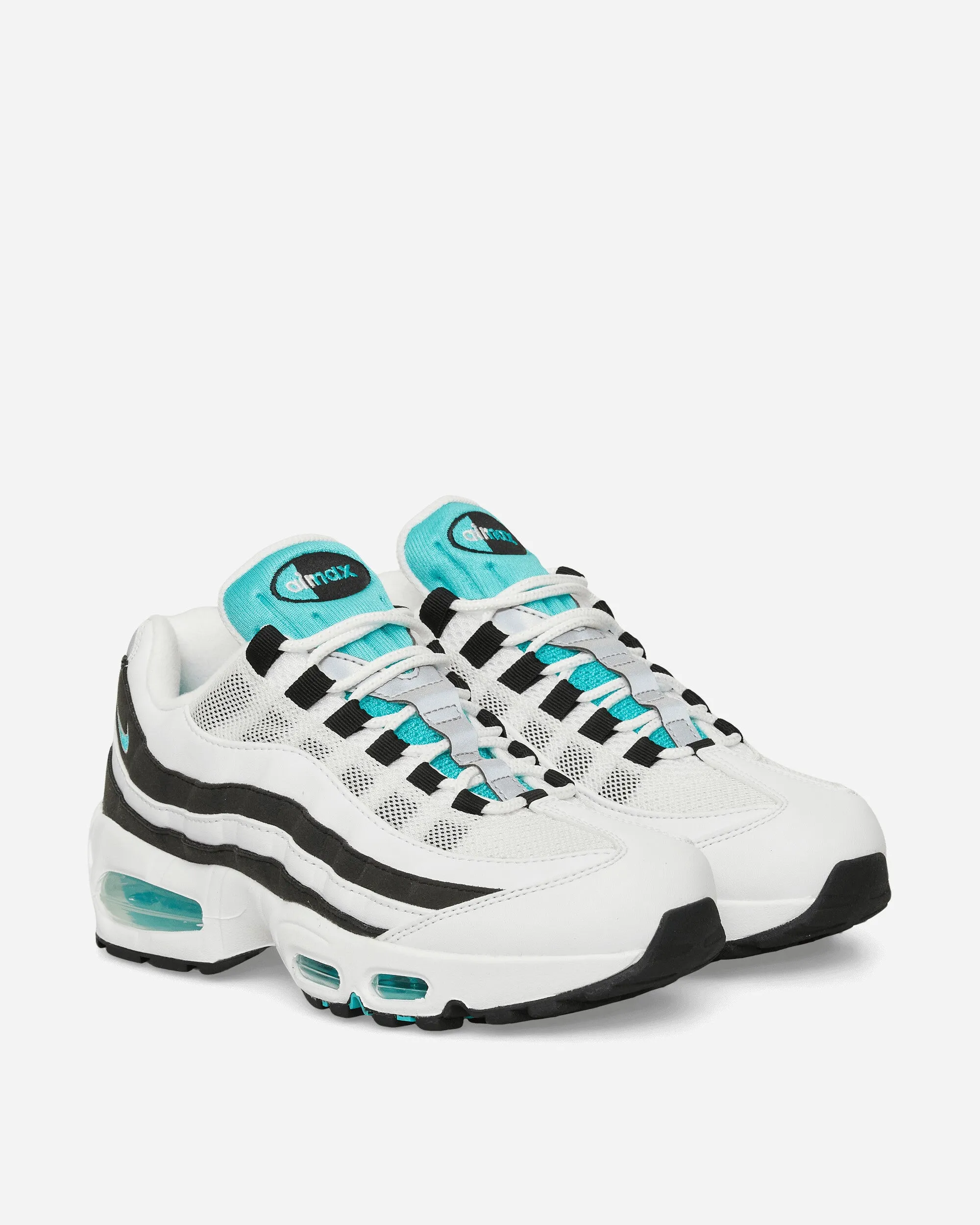Shock absorption Cushioned Feel Air Max 95 OG Sneakers White / Hyper Jade / Black