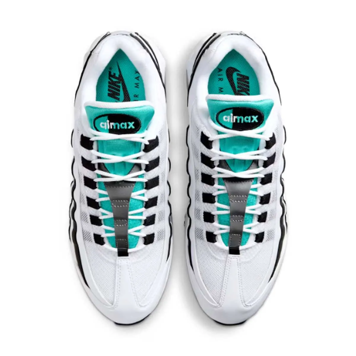 Air Max 95 OG 'White Black' perforated upper