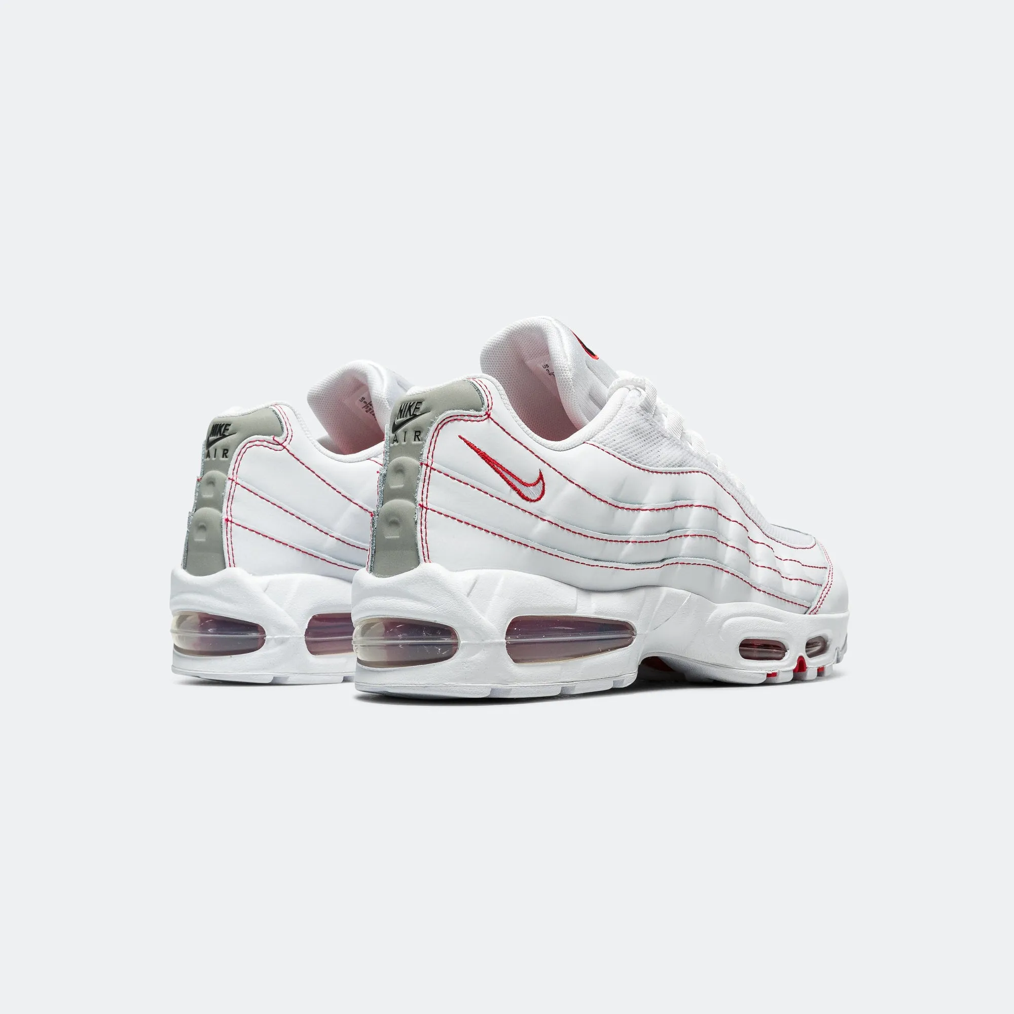 Flexible Insole Pace Trainer Air Max 95 OG - White/University Red-Wolf Grey