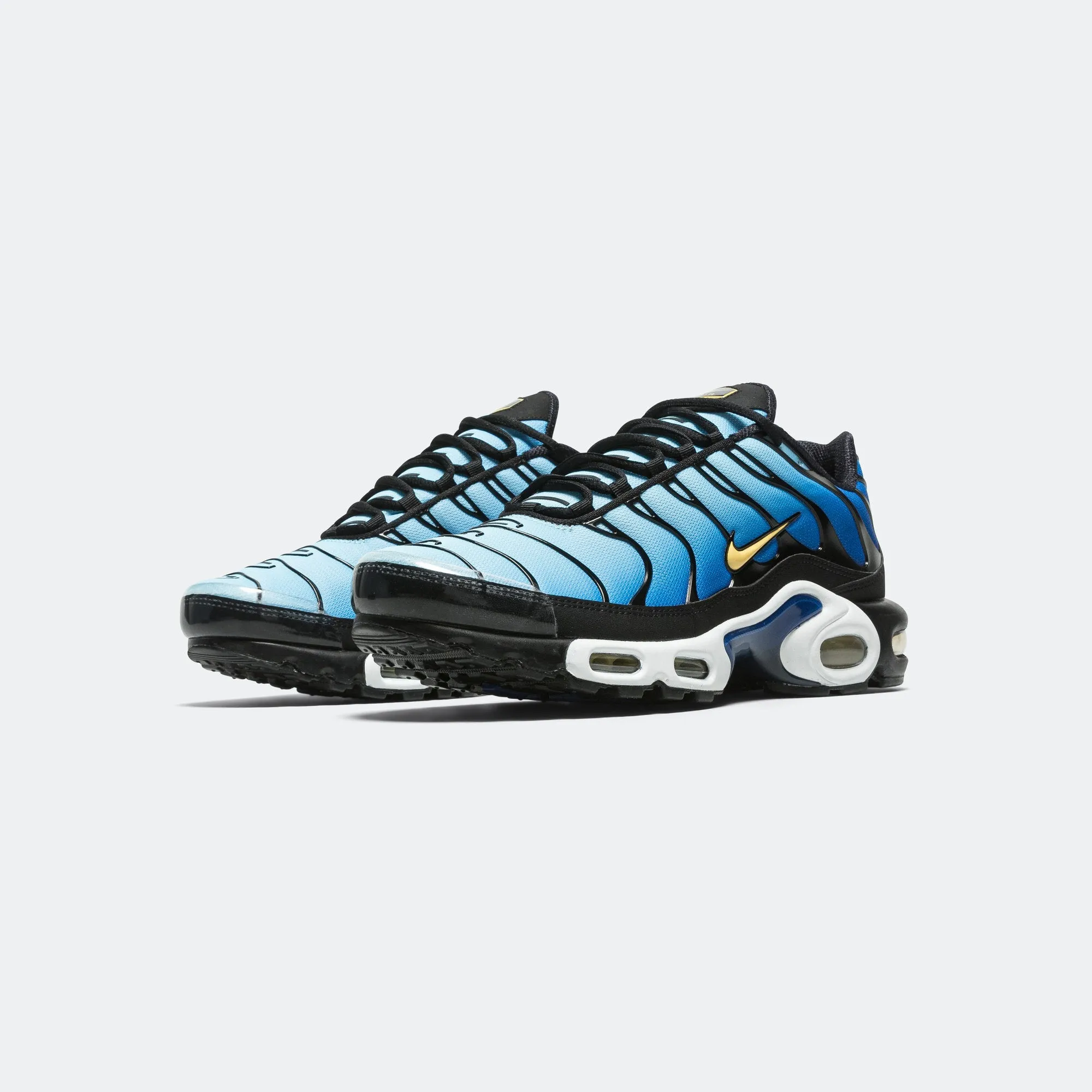 Fashion-forward comfort Air Max Plus - Black/Chamois-Sky Blue-Hyper Blue