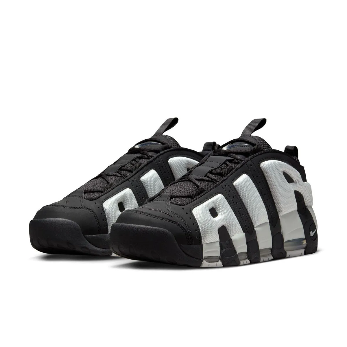 Air More Uptempo Low 'Black Photon Dust' Daily Casual Smooth Upper