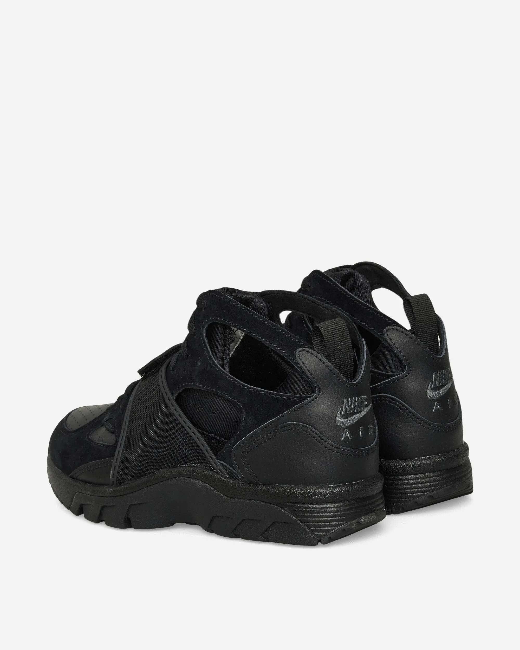 Air Trainer Huarache Sneakers Black Soft Detail