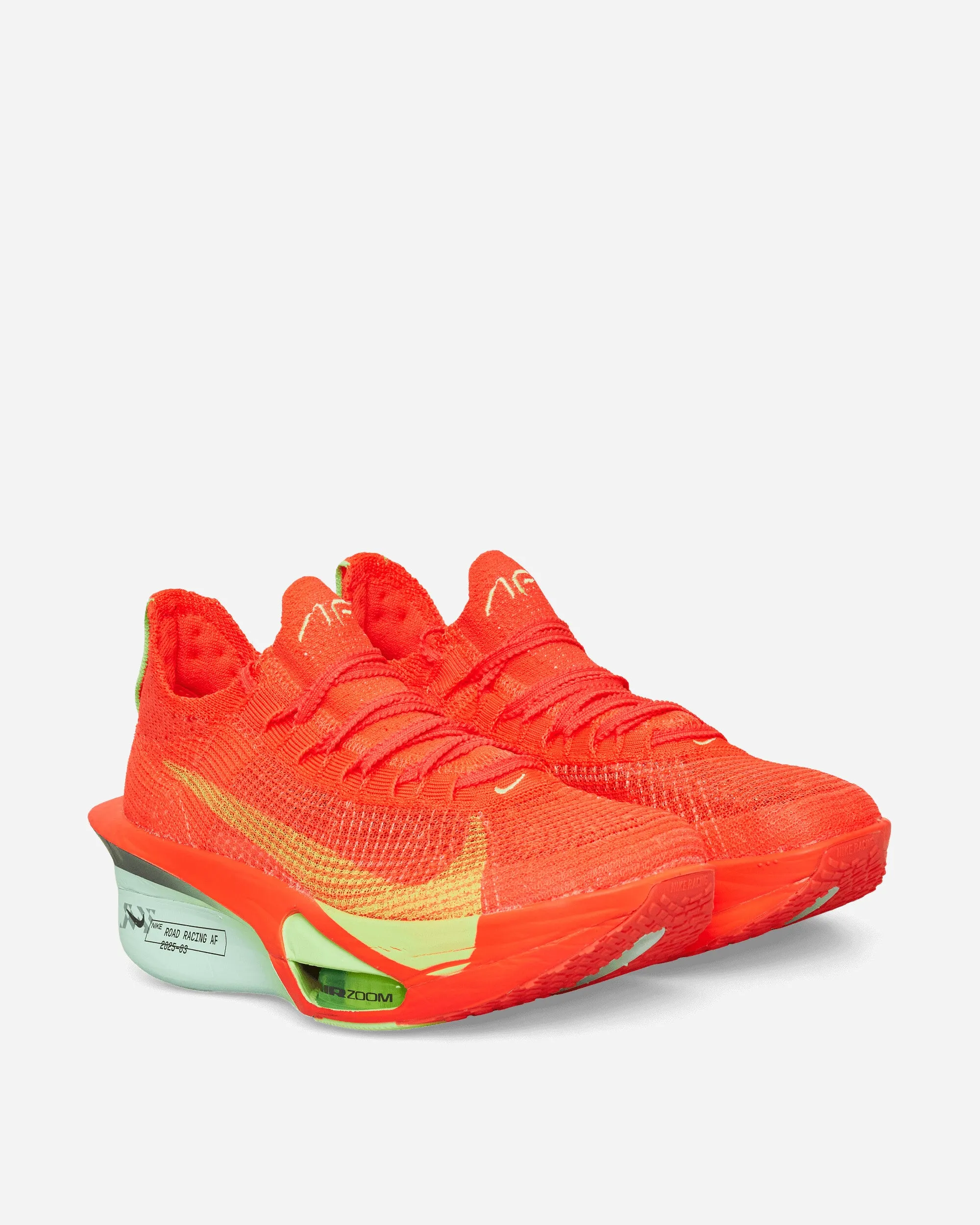 Air Zoom Alphafly 3 Sneakers Bright Crimson / Lime Blast Urban Life Modern Style