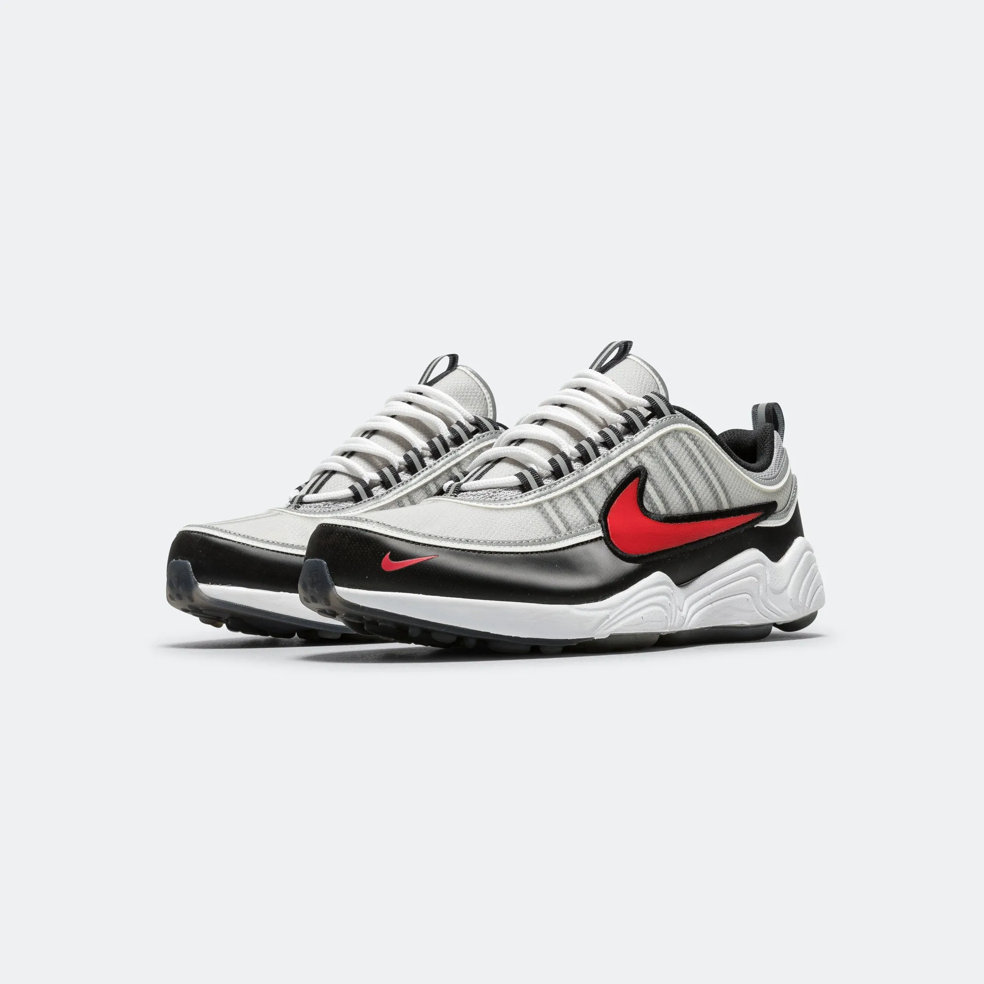 Dynamic Support Frame Air Zoom Spiridon - Metallic Silver/Sport Red-Black-White