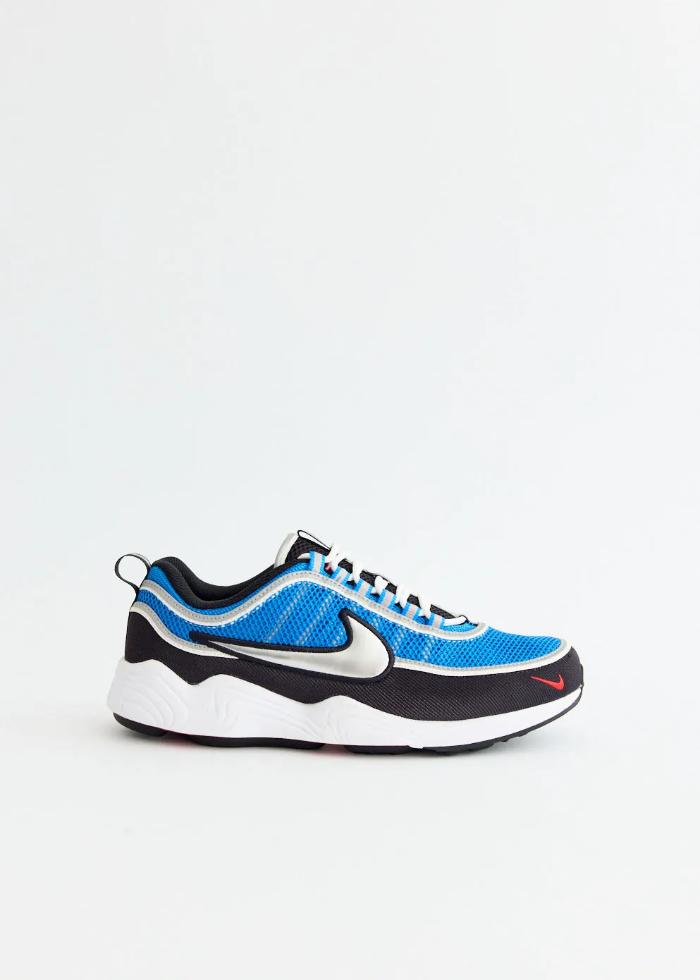 Air Zoom Spiridon 'Signal Blue' Sneakers Daily Match Heel Design