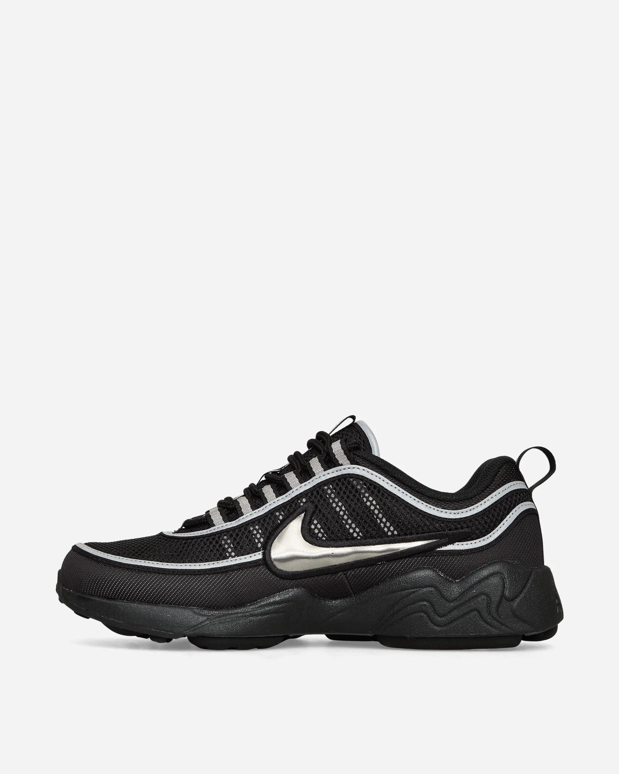 Air Zoom Spiridon Sneakers Black / Metallic Silver Cushion Touch Office Fit