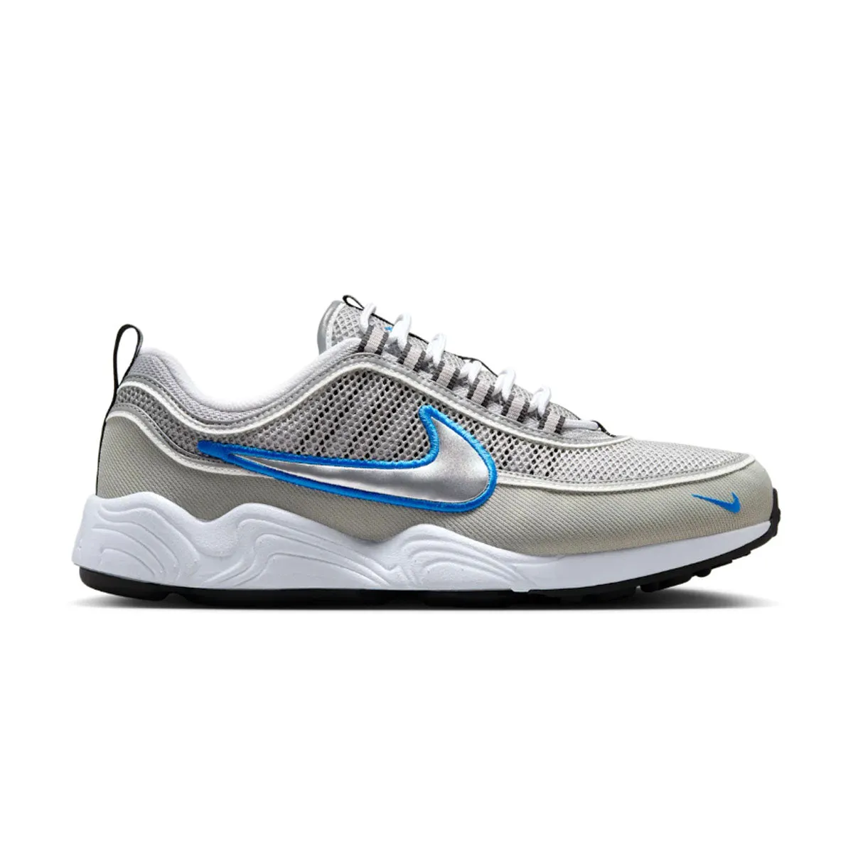 Air Zoom Spiridon SP 'Metallic Silver Signal Blue' Trail Trek