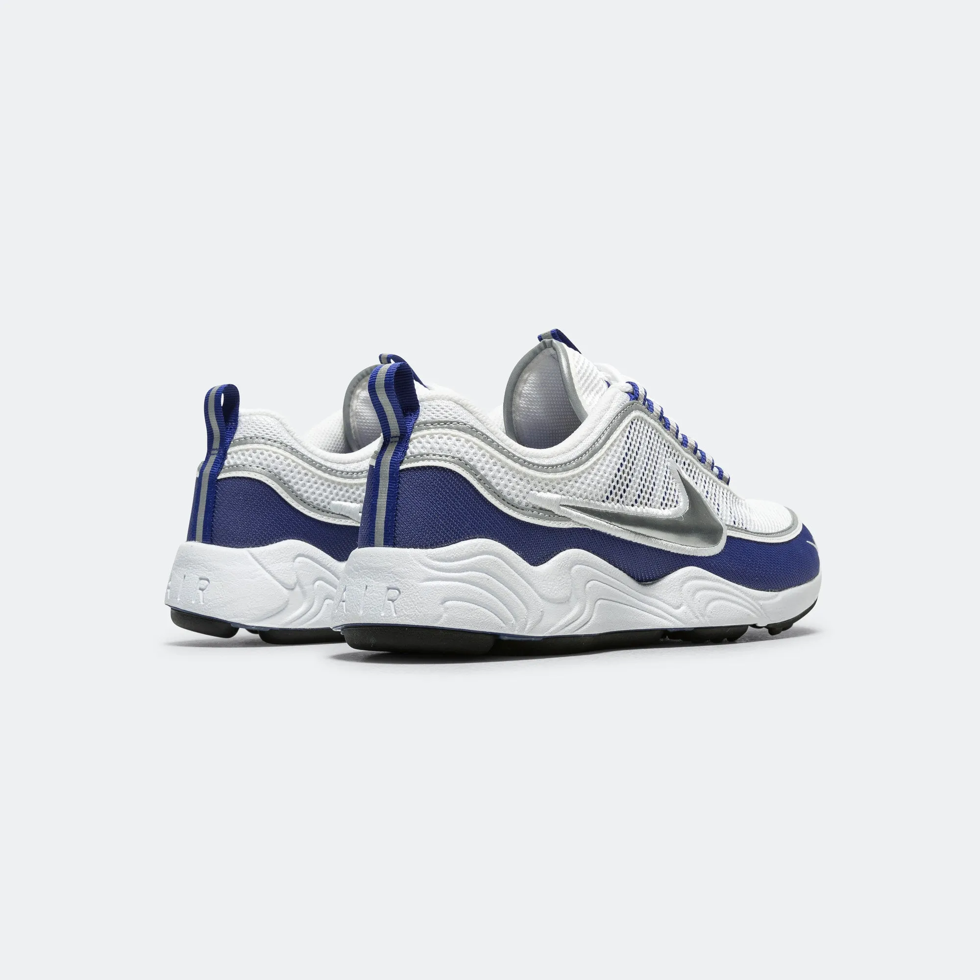 Casual Sporty Weekend Comfort Air Zoom Spiridon SP - White/Metallic Silver-Light Concord