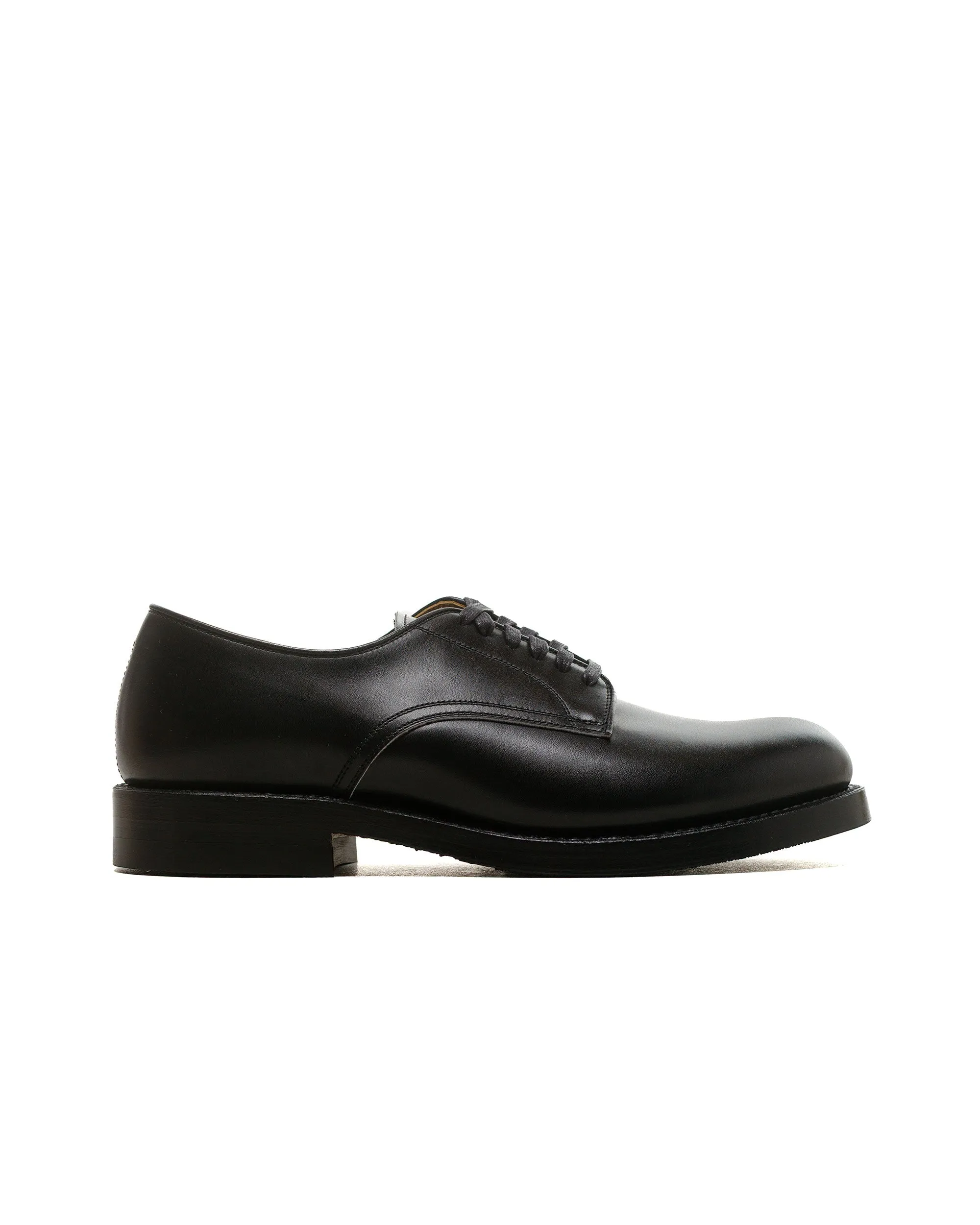 John Lofgren Bootmaker USN Low Quarter Shoes French Calfskin Black Stair Run Secure fit