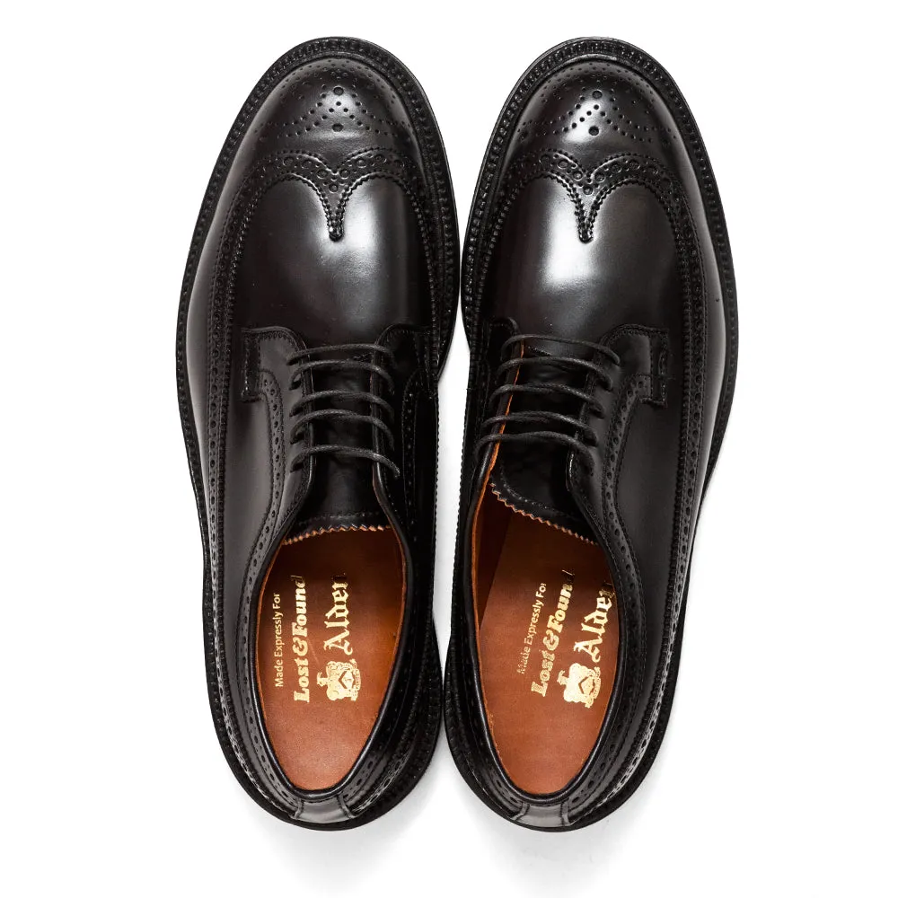 Alden Black Cordovan Longwing Blucher Soft Footwear Easy on