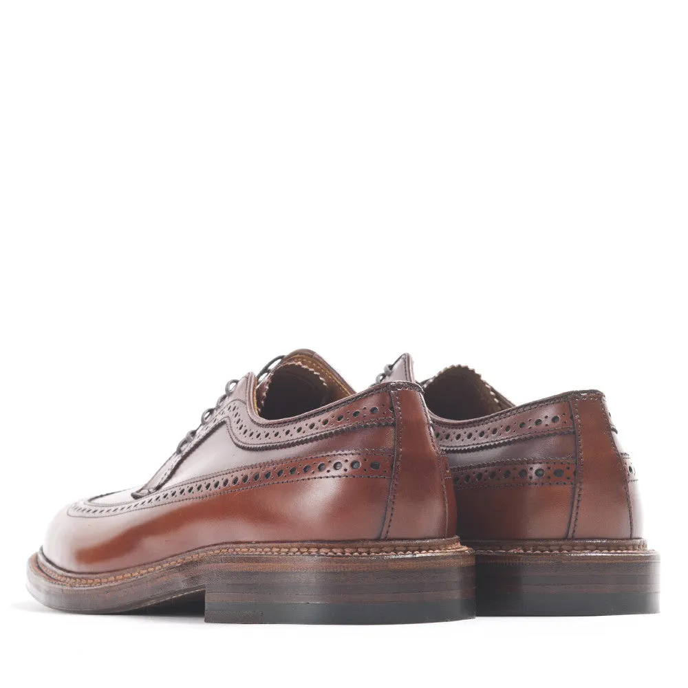 workout shoes Alden Longwing Blucher 979 in Burnished Tan Calf
