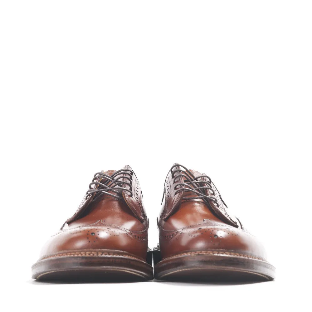 Work Break Durable materials Alden Longwing Blucher 979 in Burnished Tan Calf