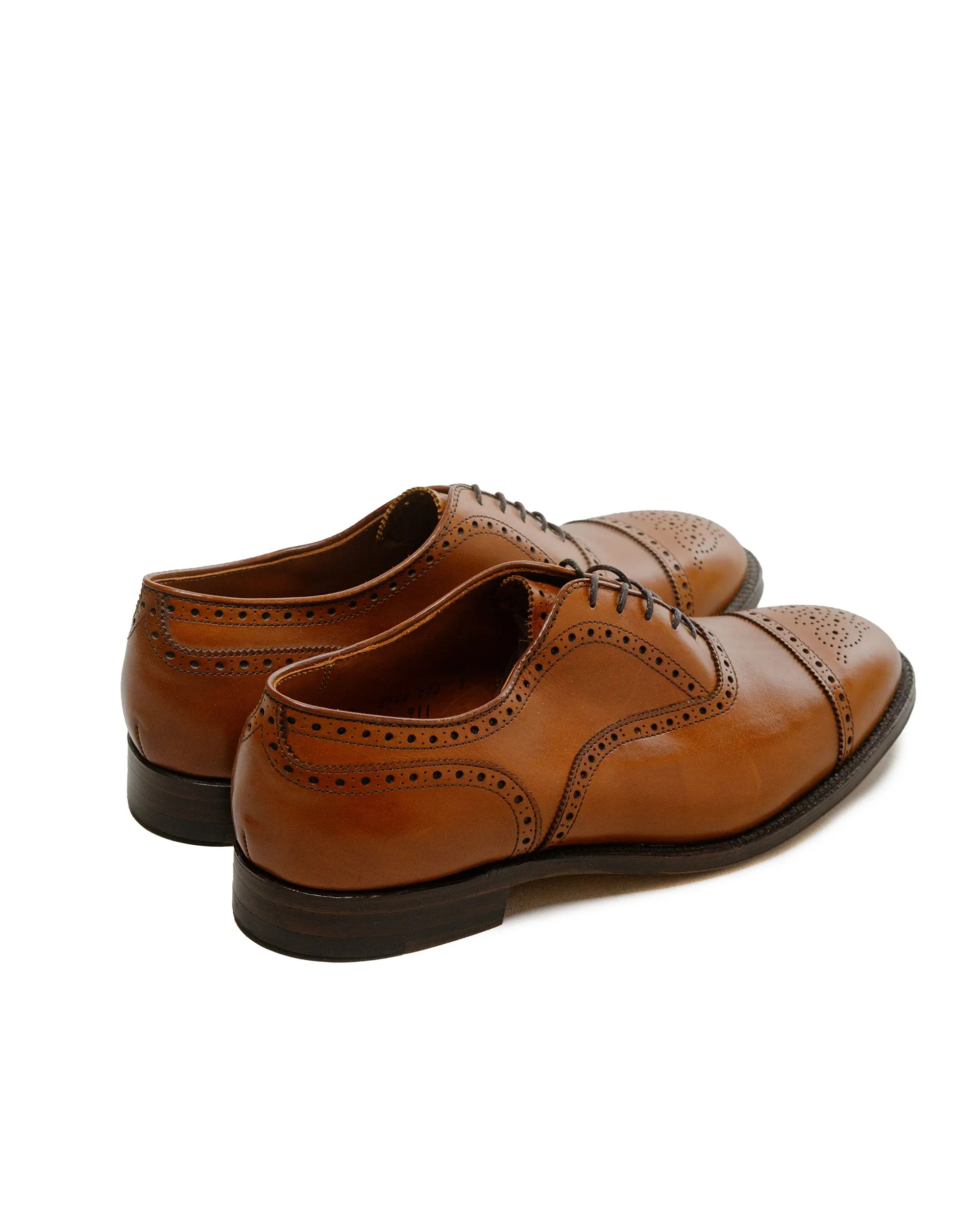 Outfit Choice Airy Mesh Alden Medallion Perf Tip Bal Oxford Burnished Tan Calfskin 911