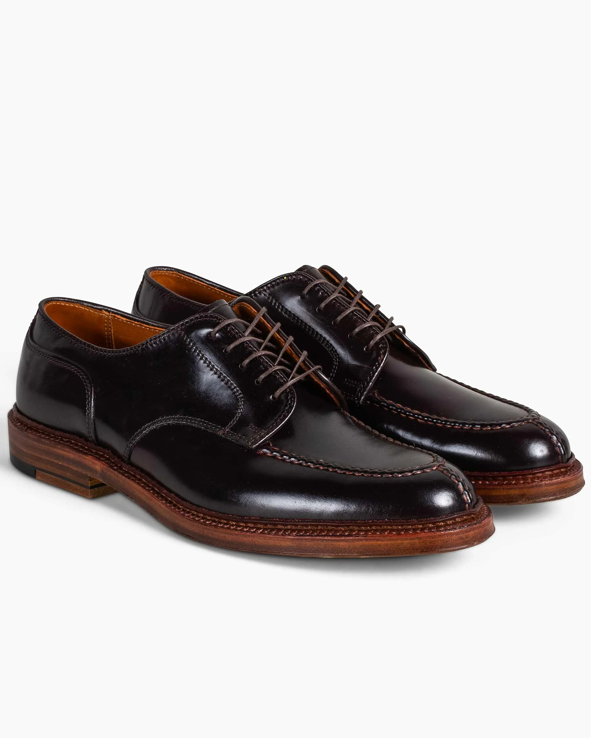 Alden Norwegian Split Toe Blucher Colour 8 Shell Cordovan G1601 Quick Jog Anti   Fatigue