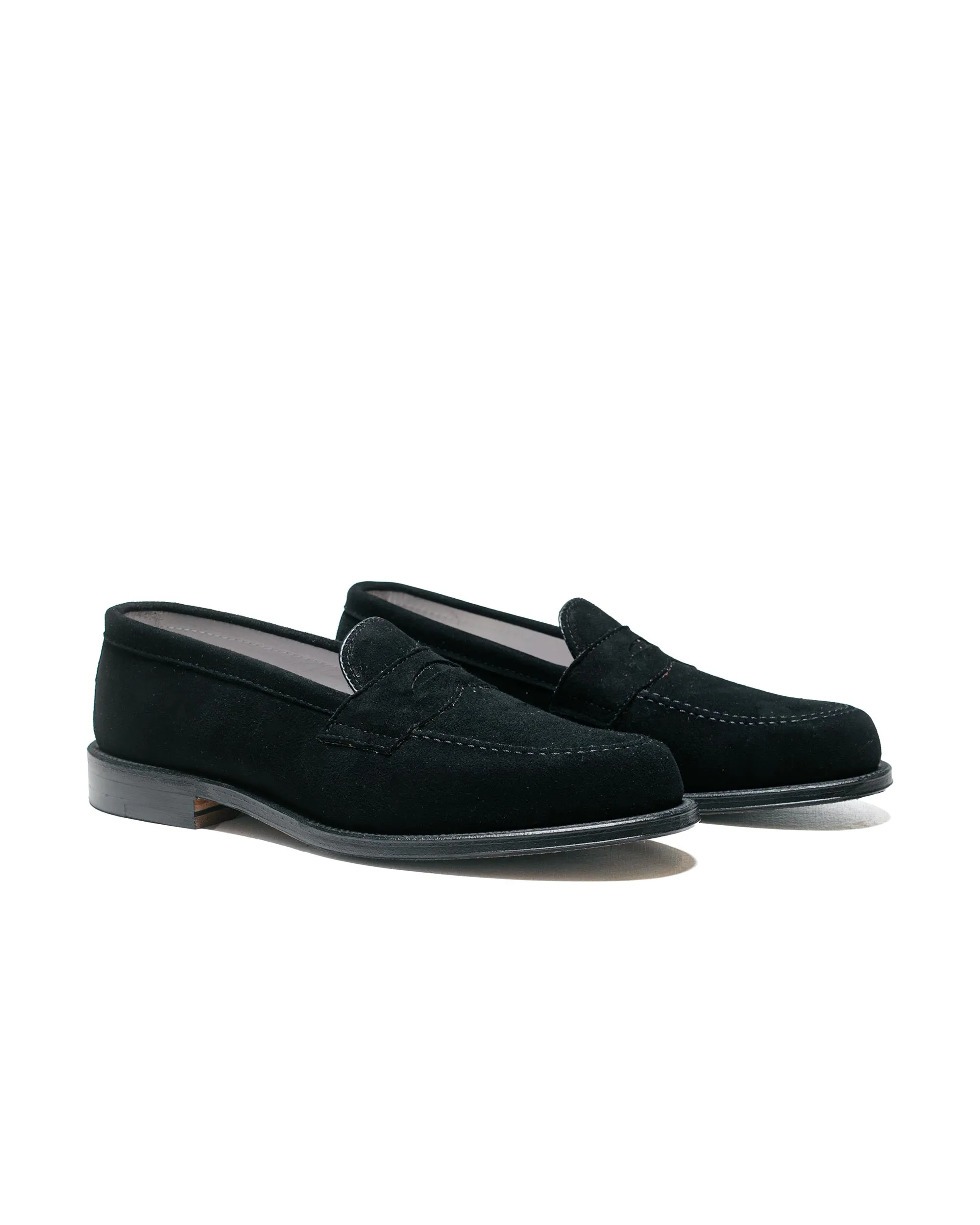 Partner Run Alden Penny Loafer Black Suede 5737F 'The Little Nicky'