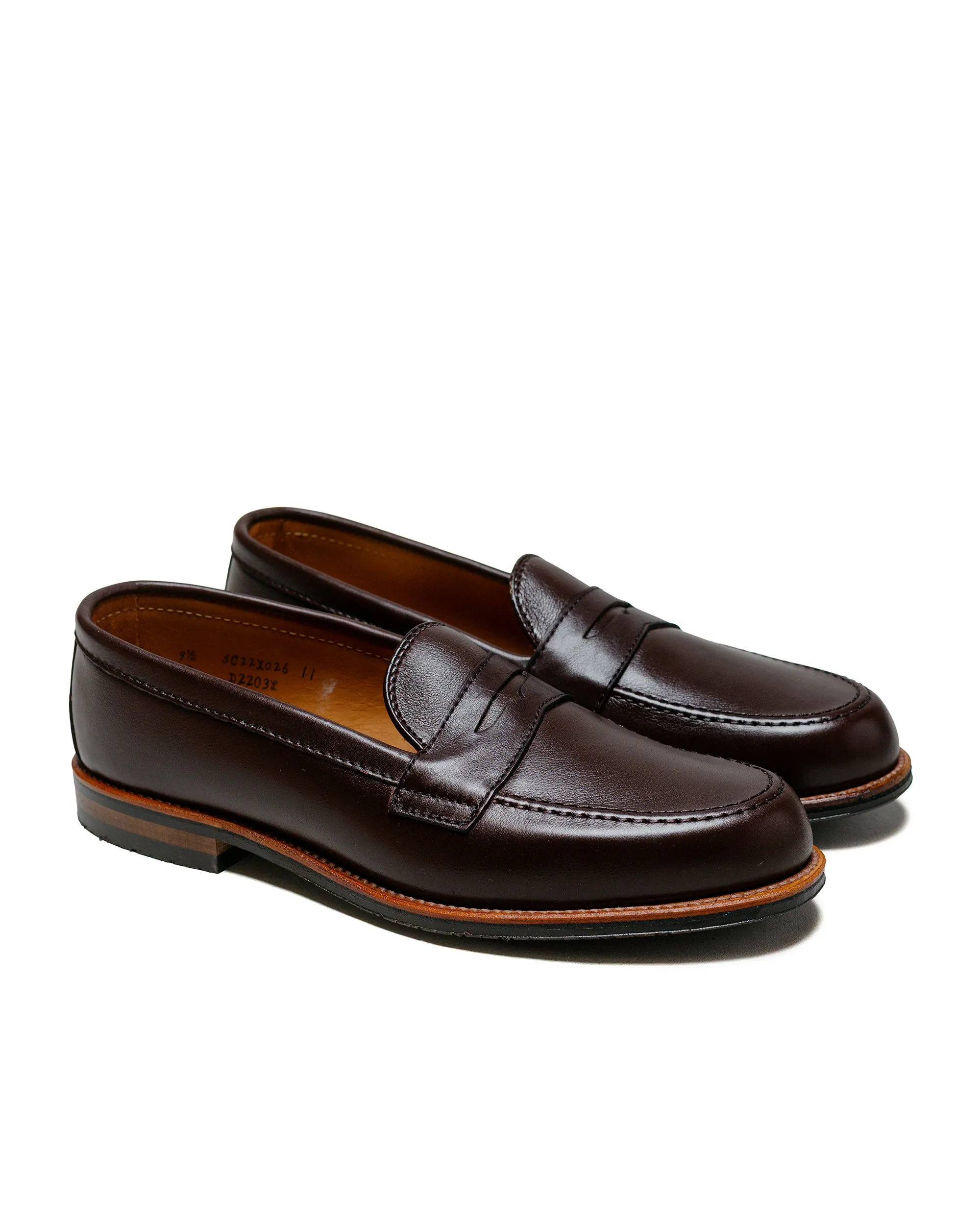 Tree Step Alden Penny Loafer Brown Lady Calf D2203L