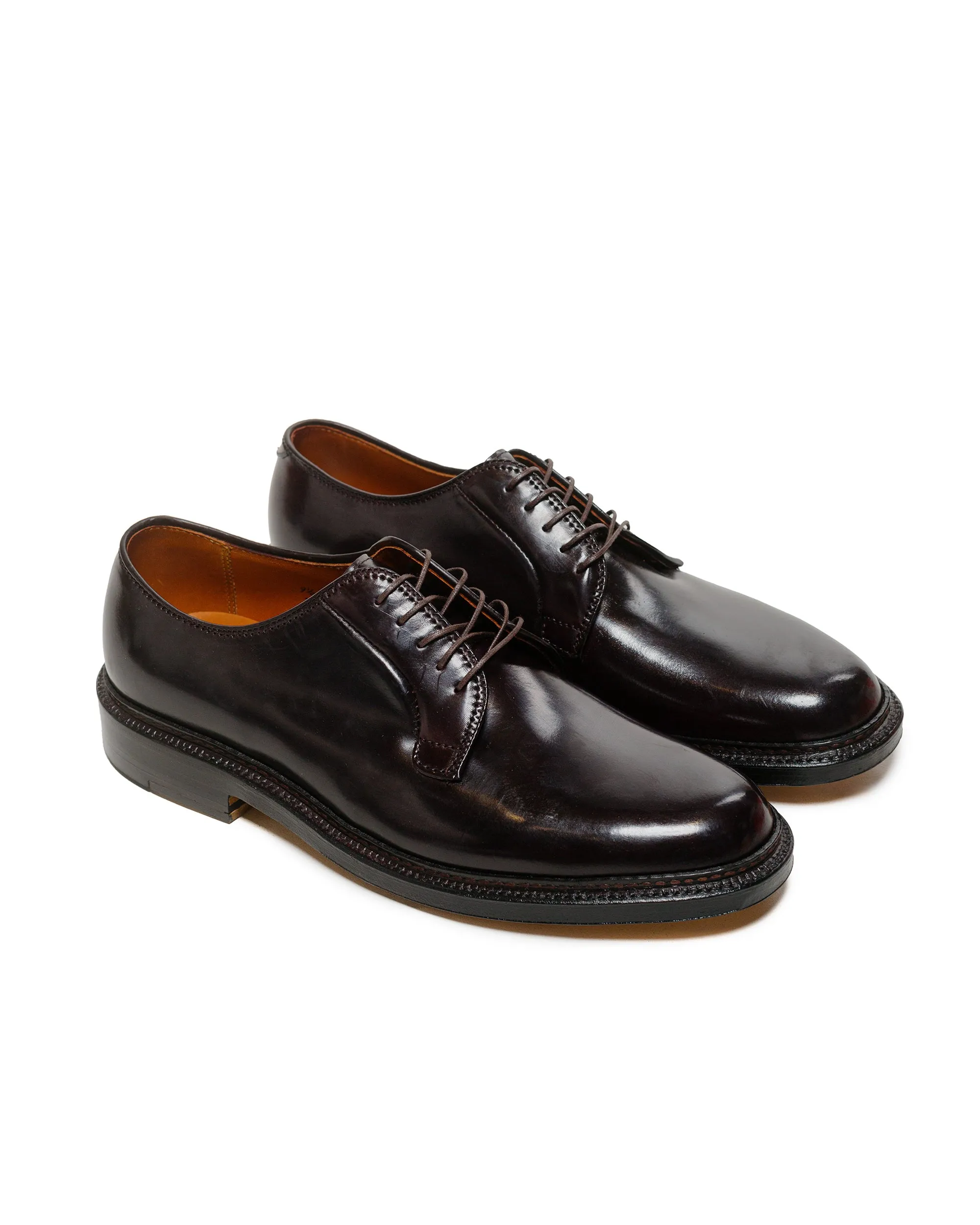 Alden Plain Toe Blucher Colour 8 Shell Cordovan 990 Seamless Fit