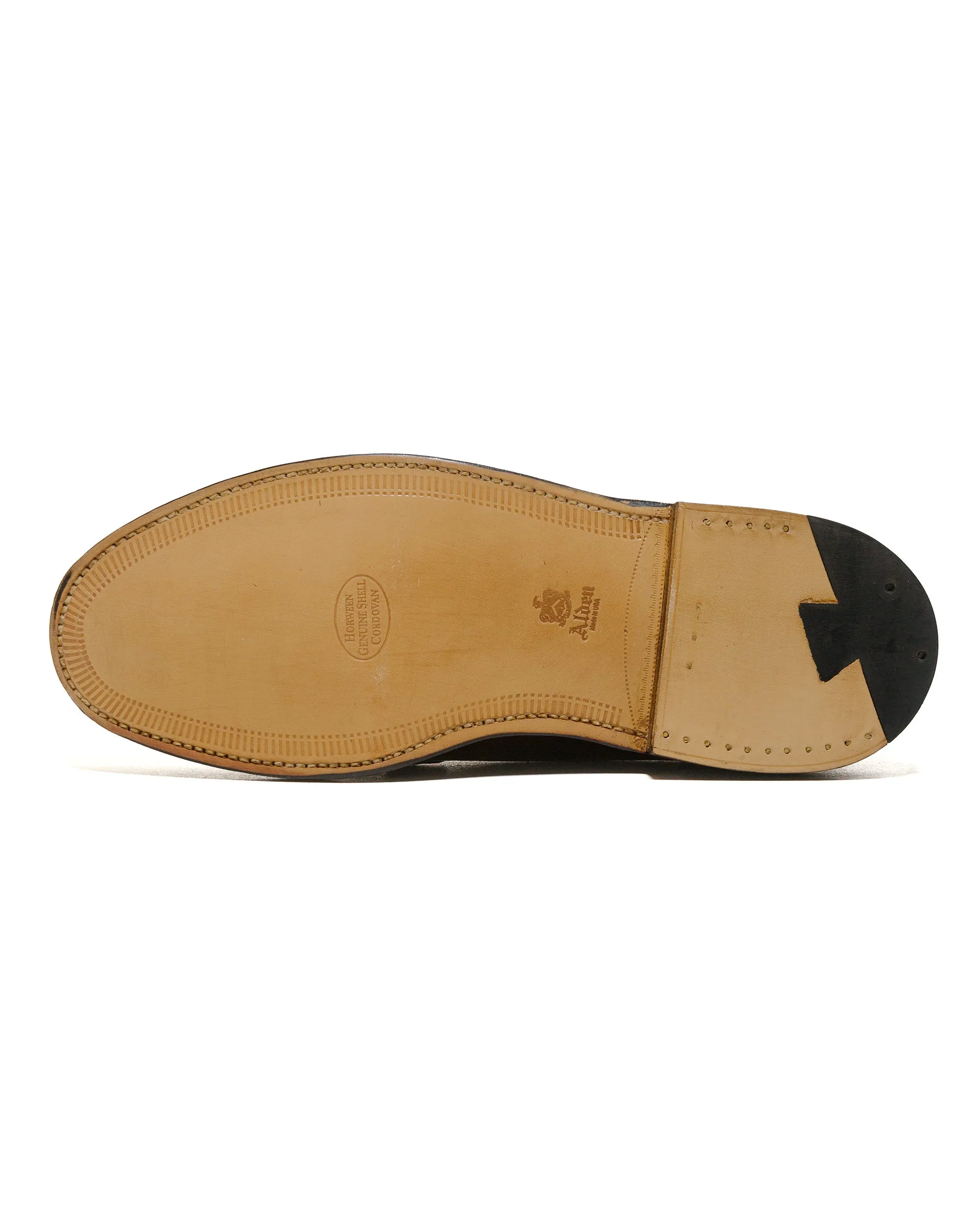 Alden Plain Toe Blucher Colour 8 Shell Cordovan 990 Understated Style Outdoor Walk