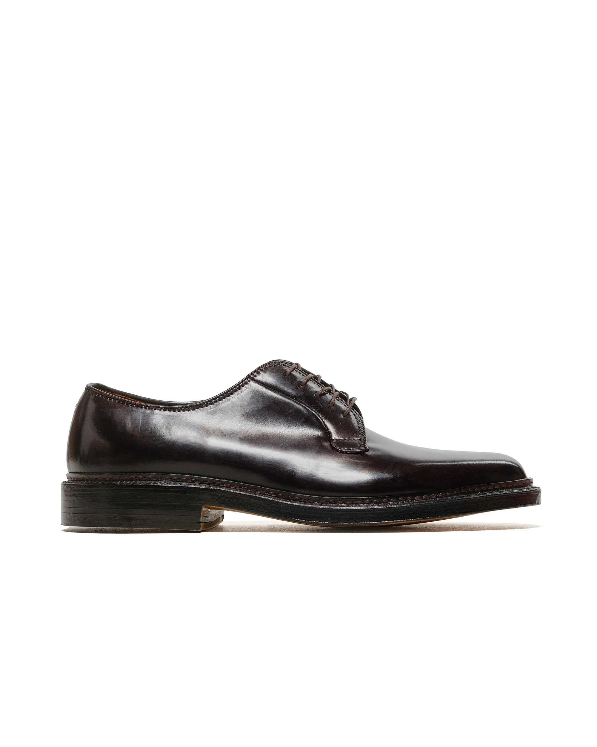 Alden Plain Toe Blucher Colour 8 Shell Cordovan 990 Modern Edge Rain Step