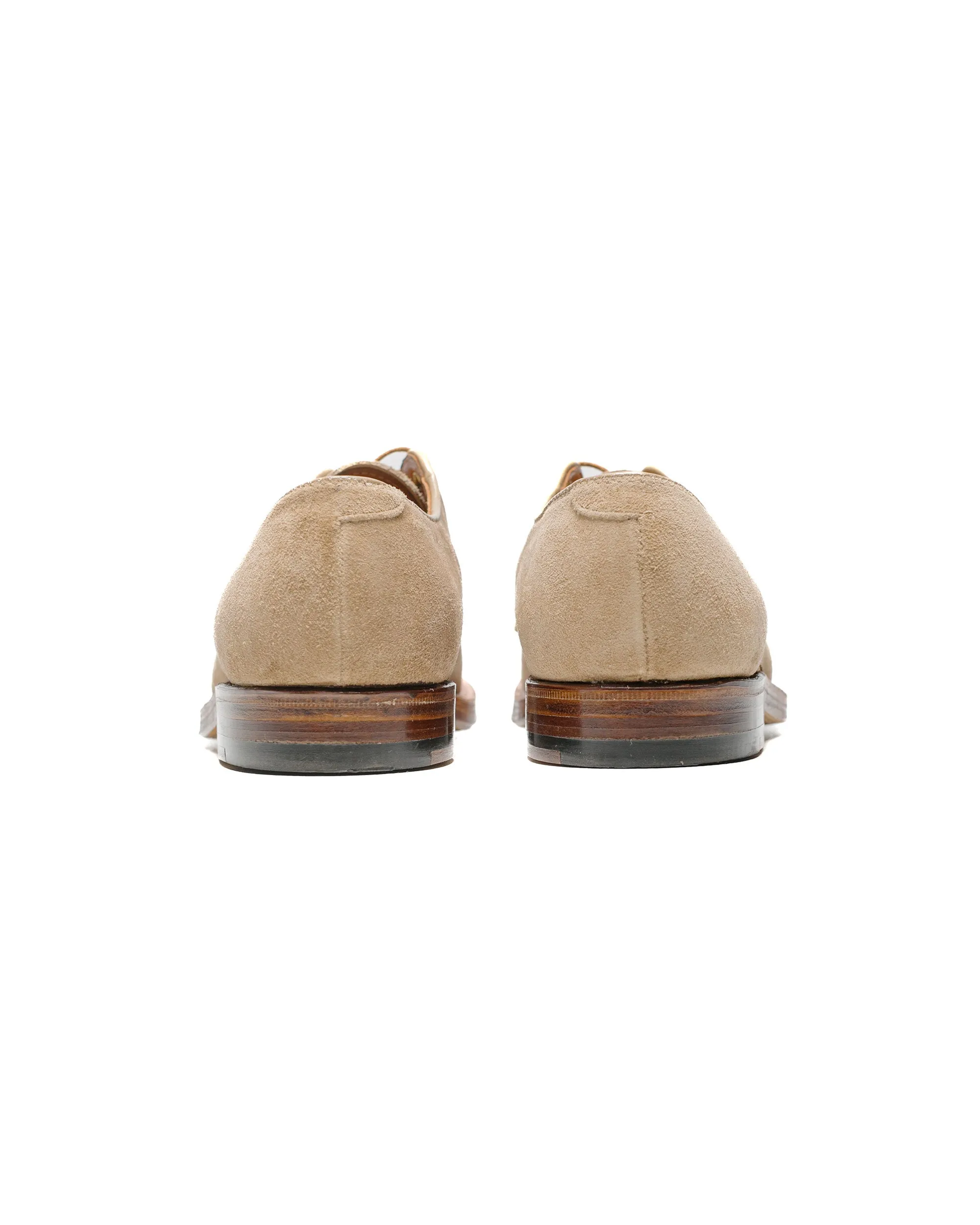 Alden Plain Toe Blucher Tan Suede G2401 Mood Lift