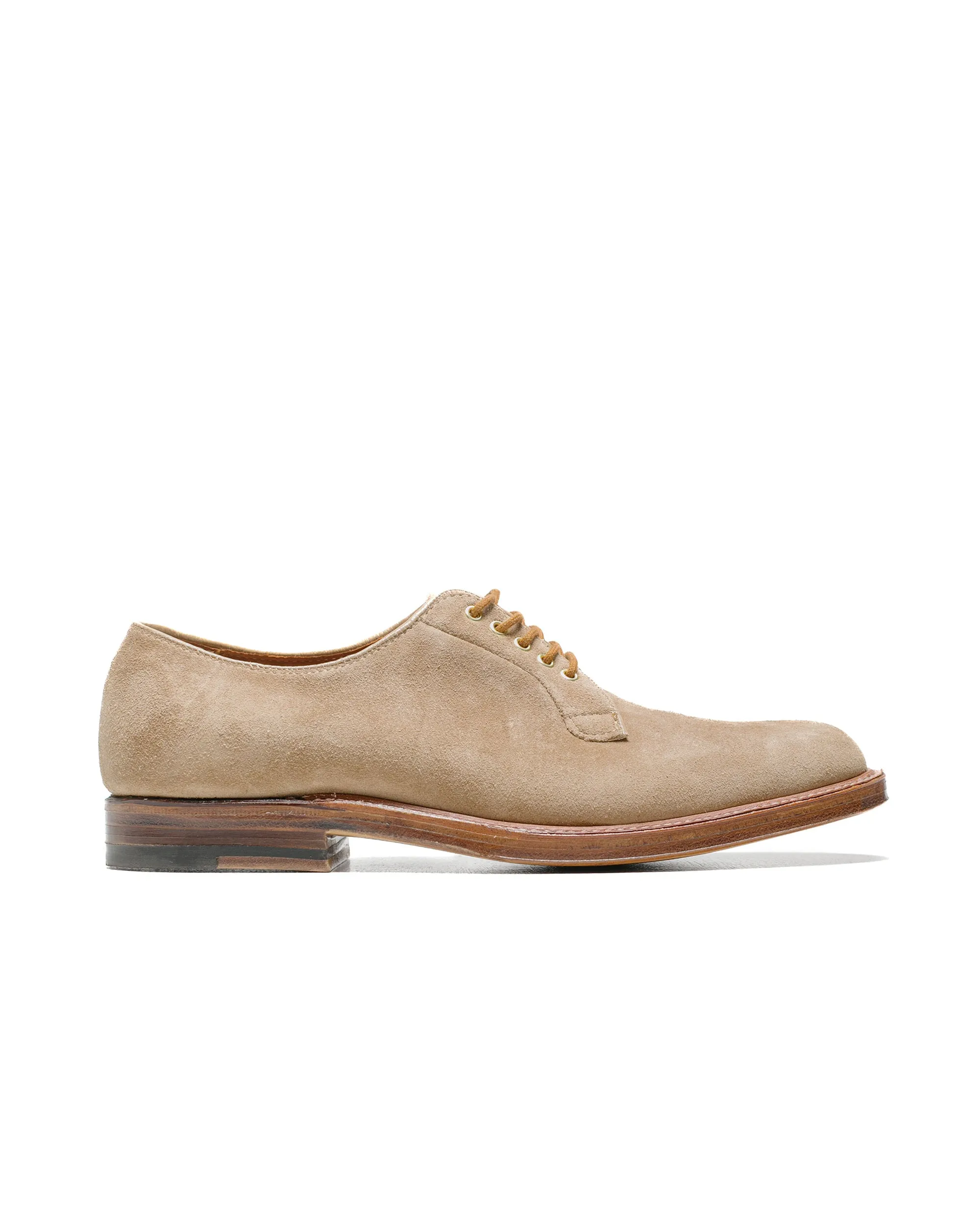 Cold Climate Alden Plain Toe Blucher Tan Suede G2401