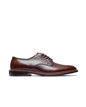 Alden Plain Toe Blucher Unlined Brown Chromexcel 29364F dirt path Canyon Path