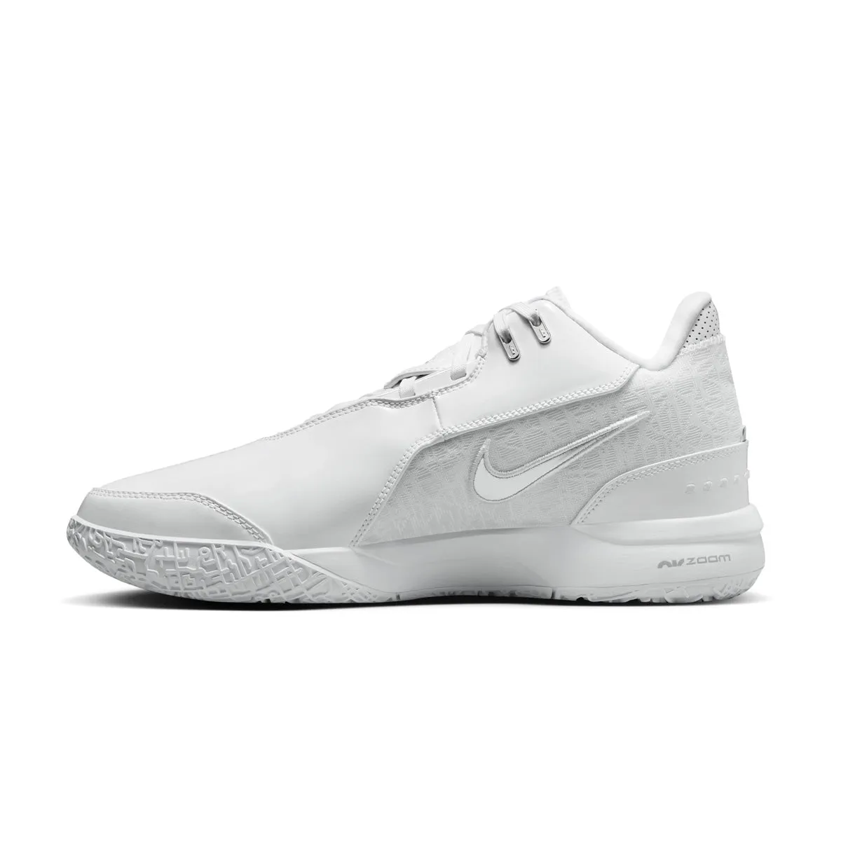 LeBron NXXT Gen AMPD EP 'White Smoke Grey' Stabilizing Heel Cage Smooth Toe