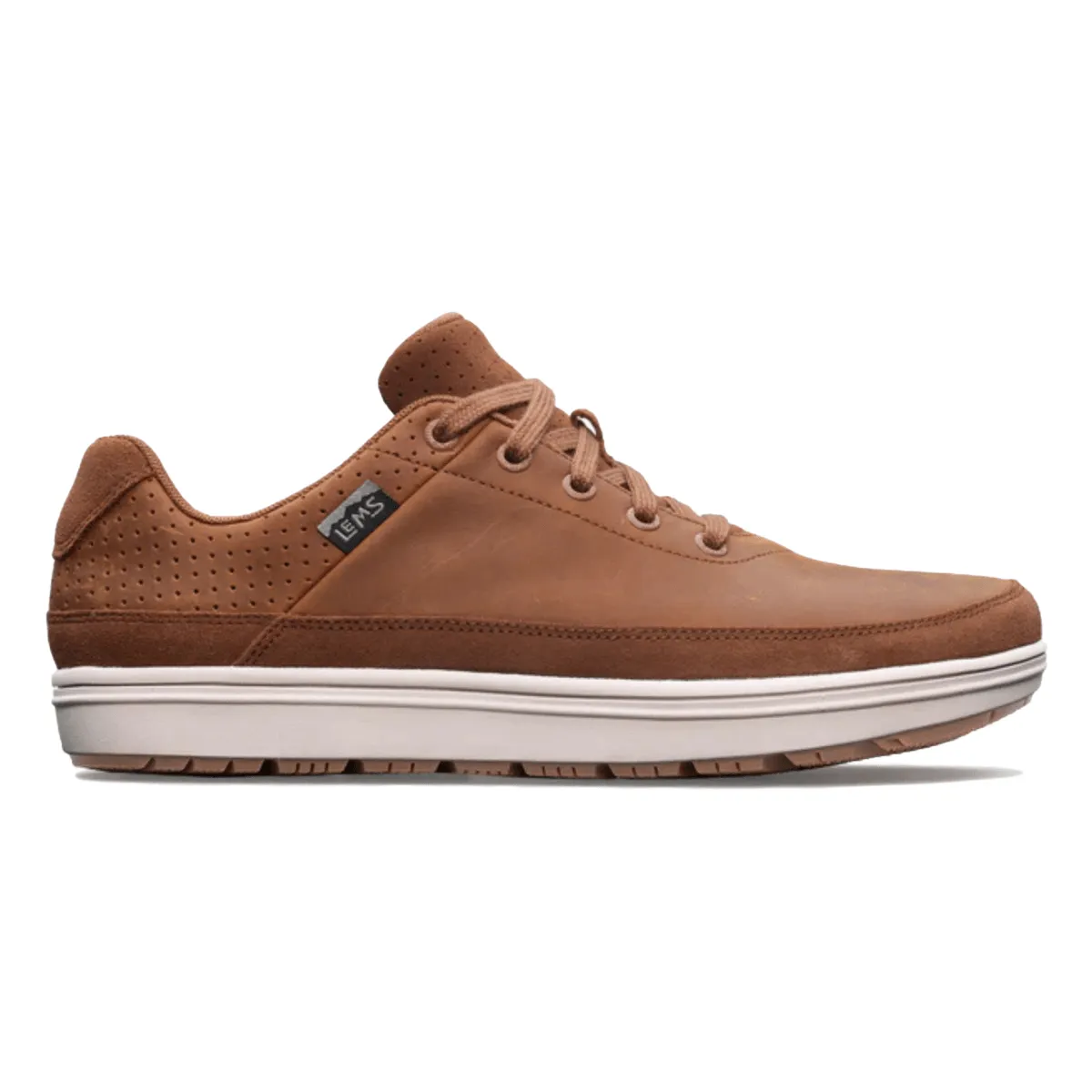 Thick sole Clean Silhouette Lems Men's Chillum Grip Bourbon