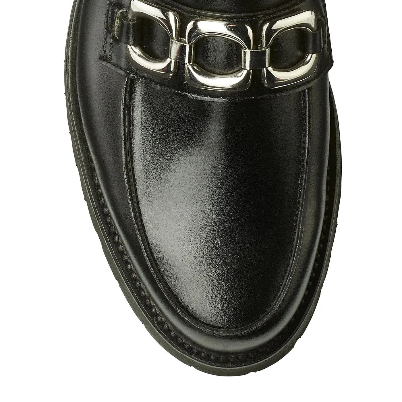 Lily Black Calf Versatile Design Soft Sole Shoes